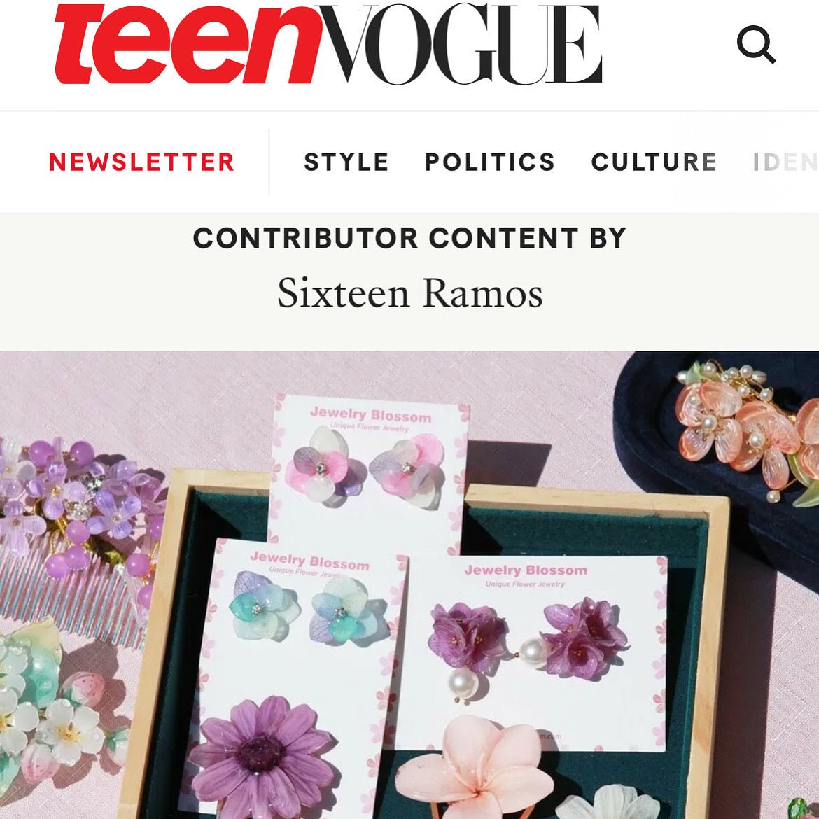 We Are Featured in TeenVogue - JewelryBlossom