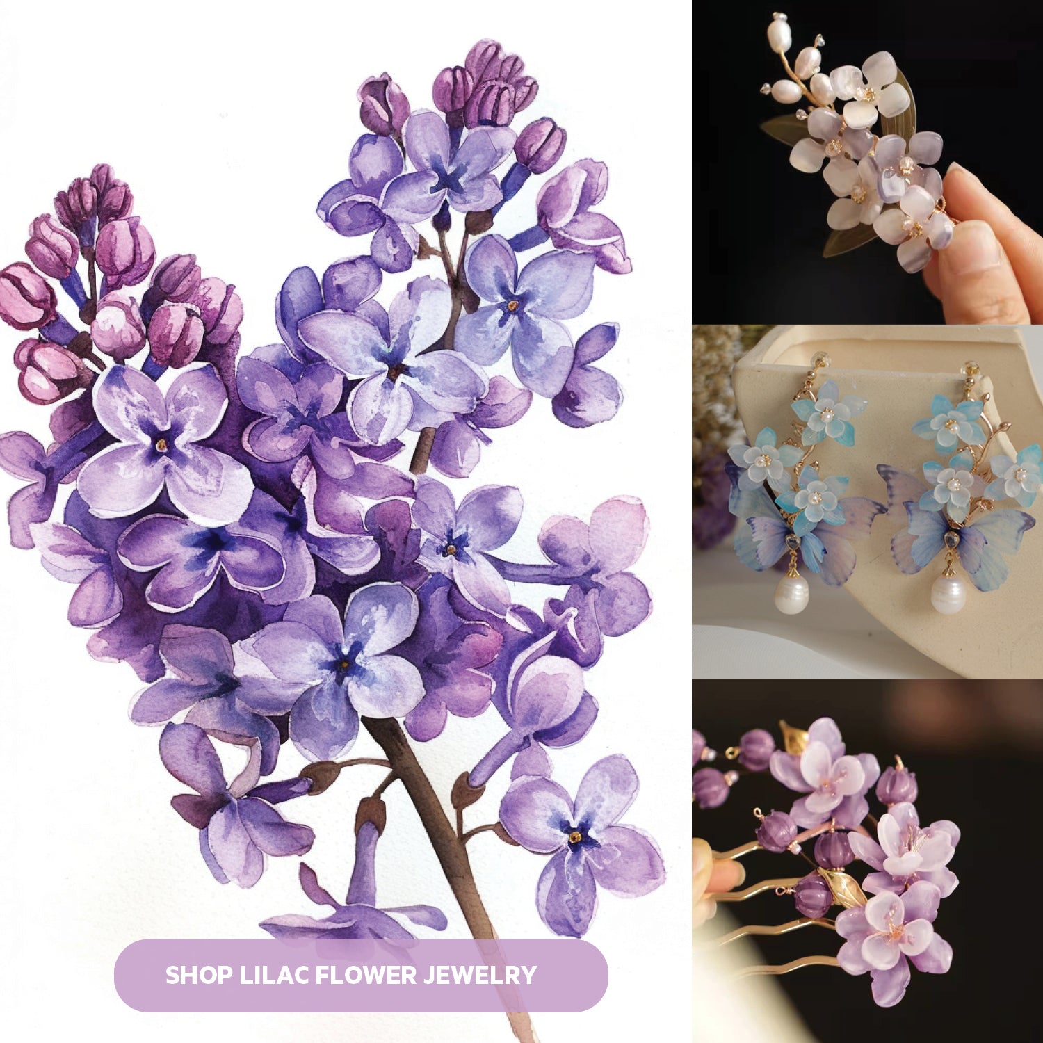 Seasonal Flowers - JewelryBlossom
flower jewelry