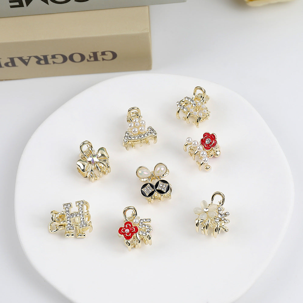 Flower Hair Clips Base (10-Piece)