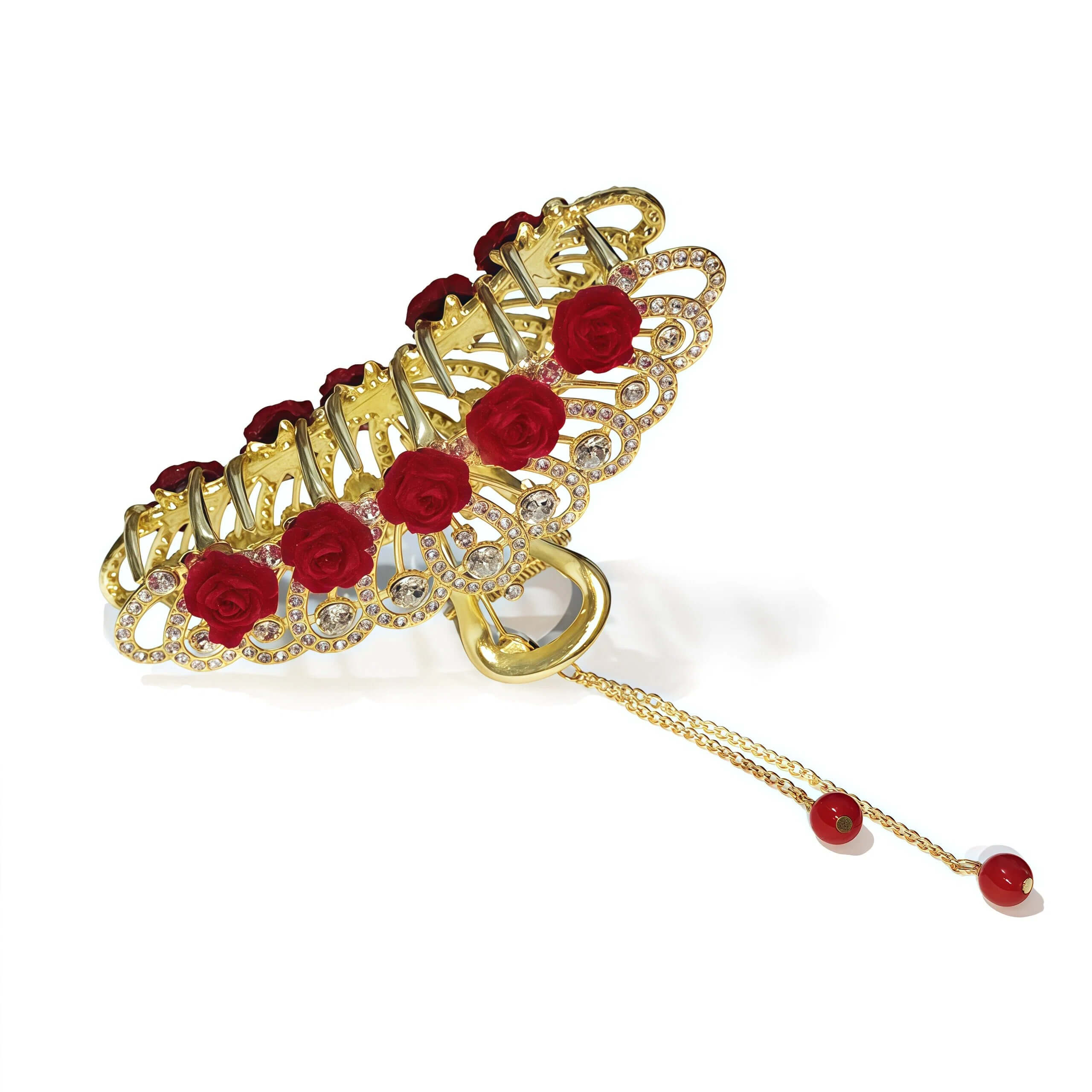 Rose Garden Crown Hair Claw