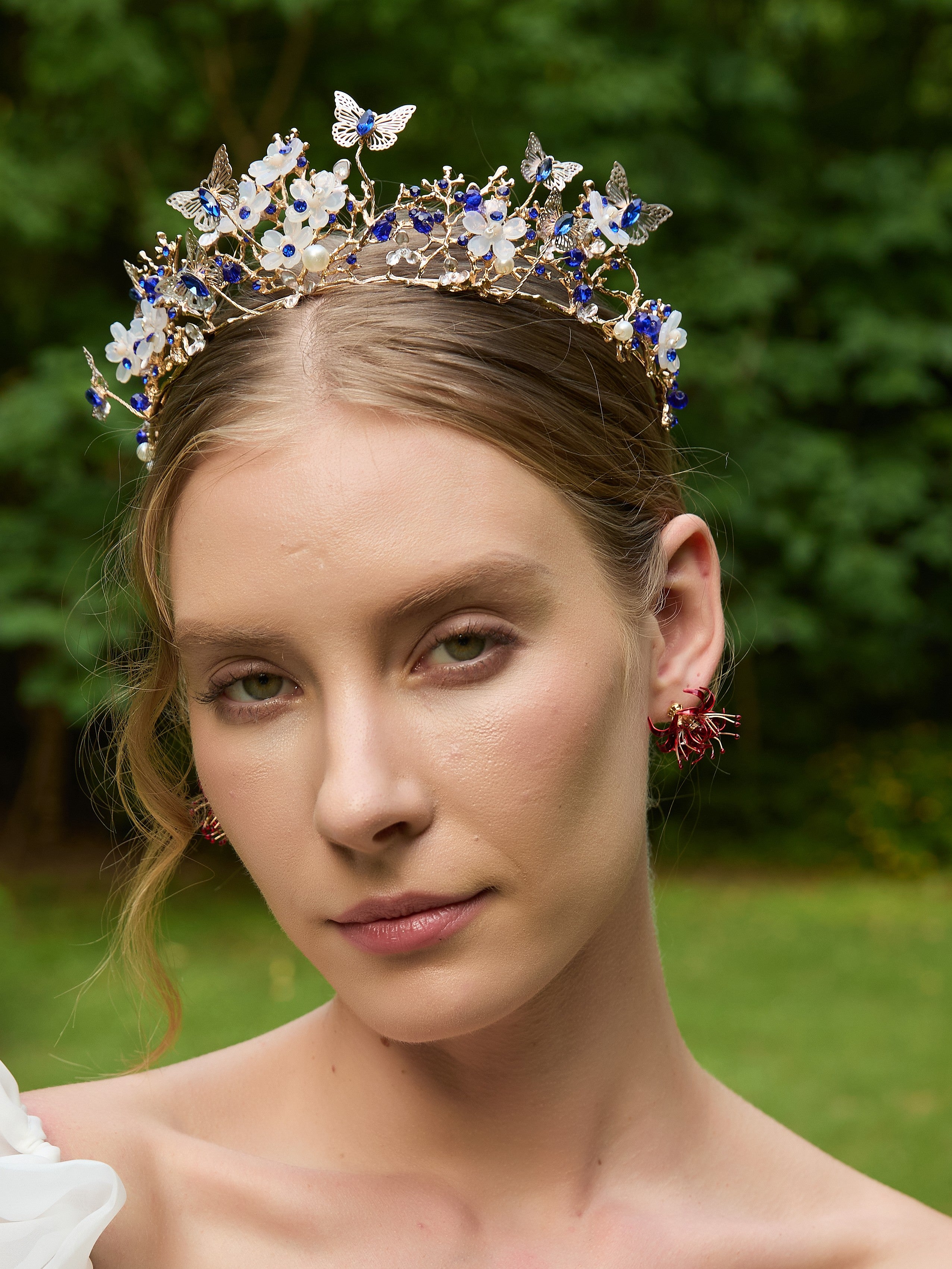 Sapphire Bloom Crown