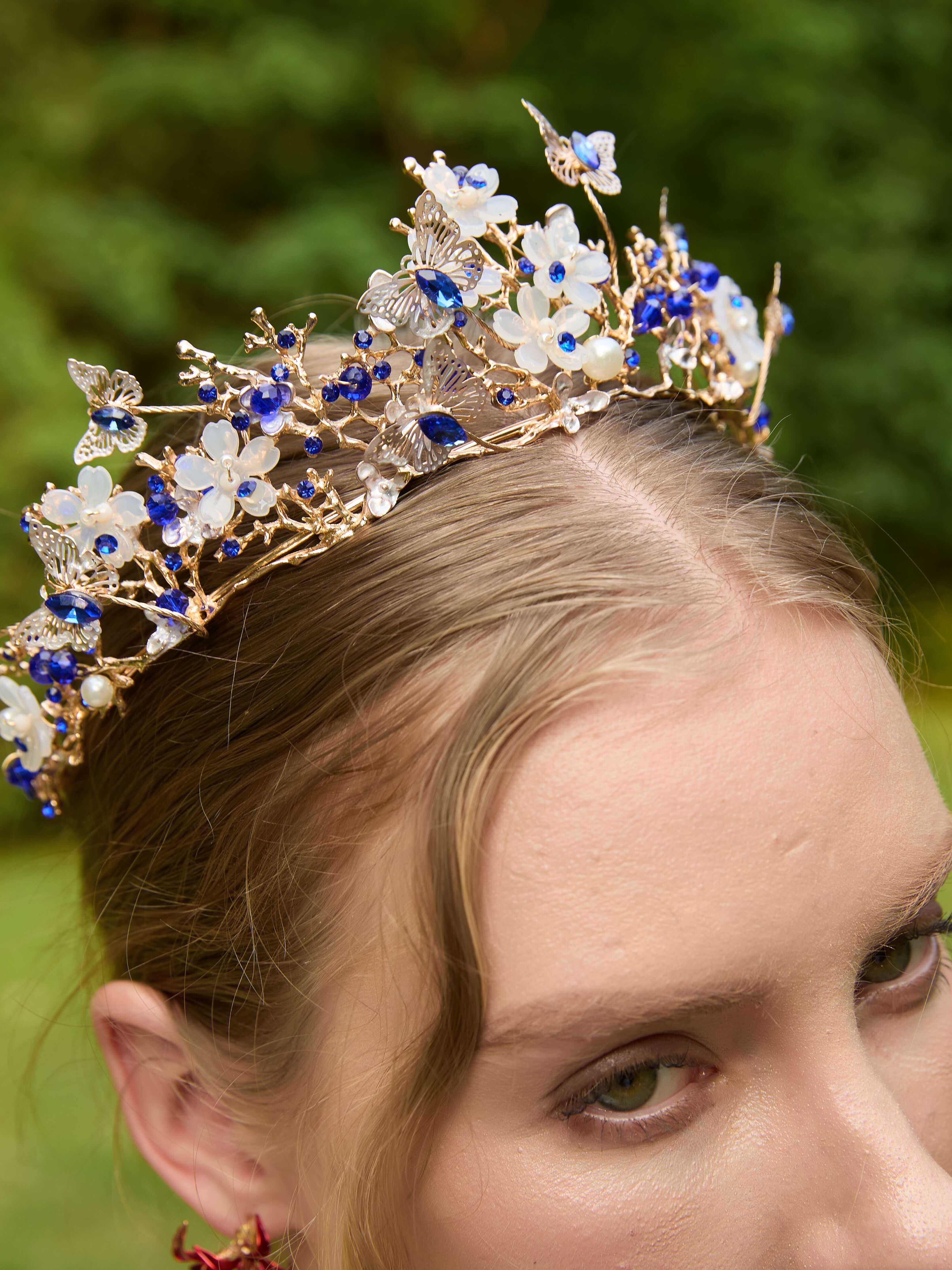 Butterfly Garden Bridal Crowns
