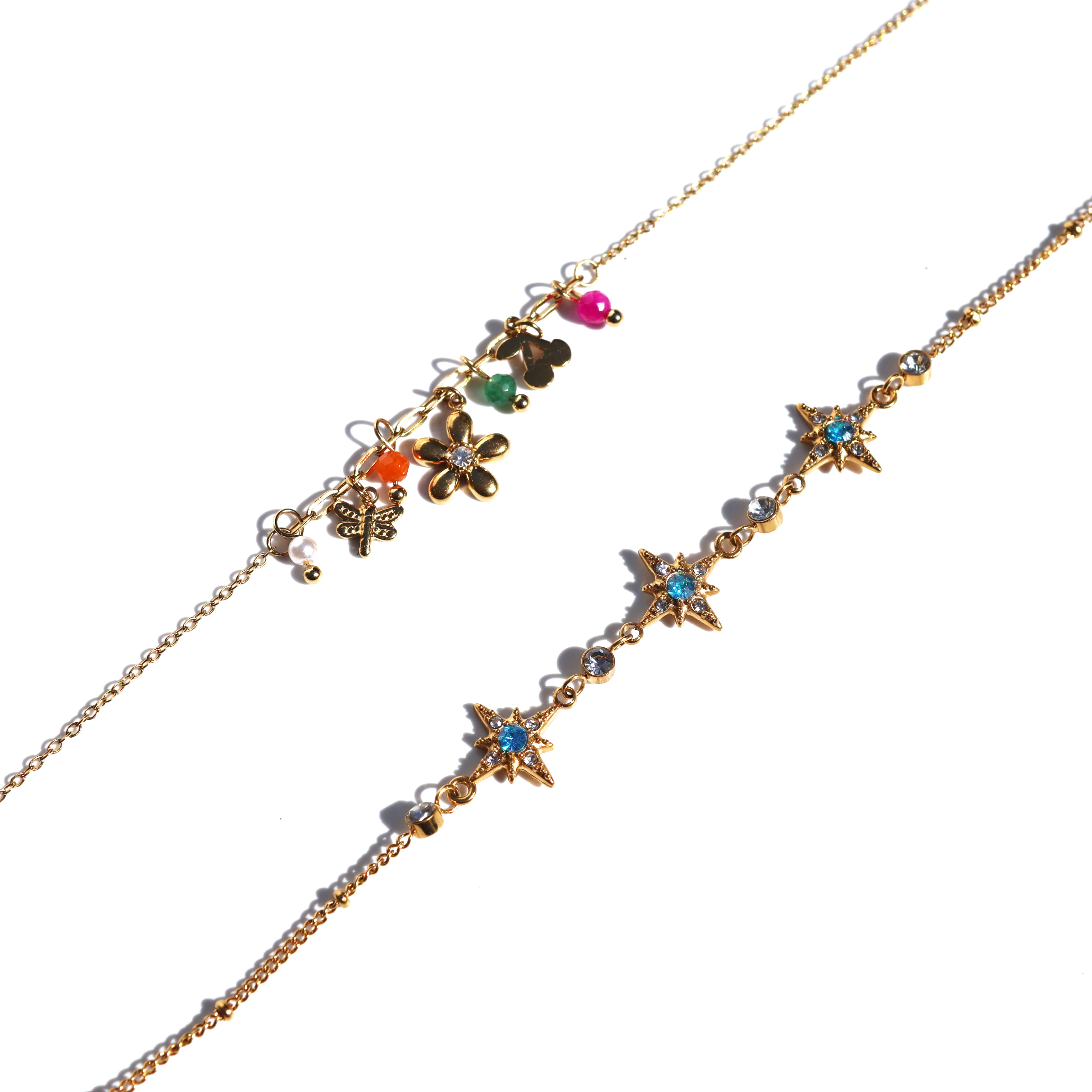 Starlight Garden Layered Bracelet