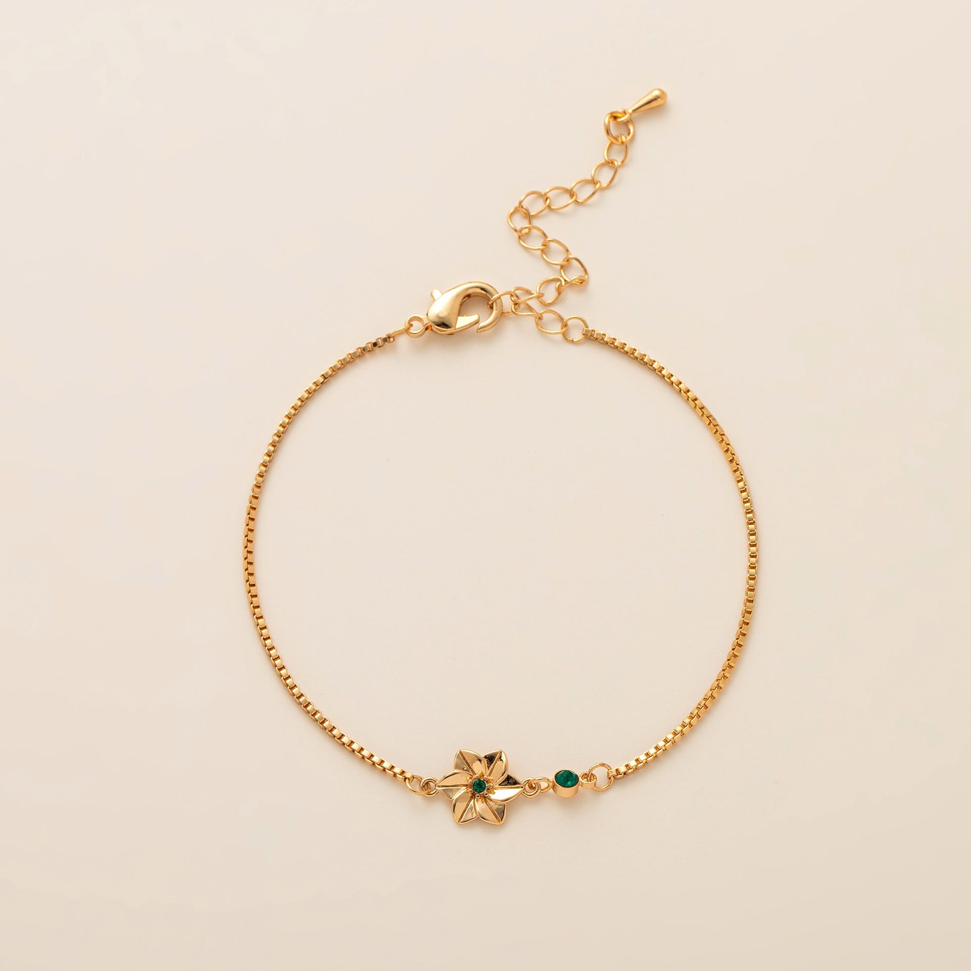 Birth Flower & Birthstone BraceletsBraceletJewelryBlossomuniqueflowerearringsgiftforhermothergiftdaughtergiftbirthdaygiftanniversarygift