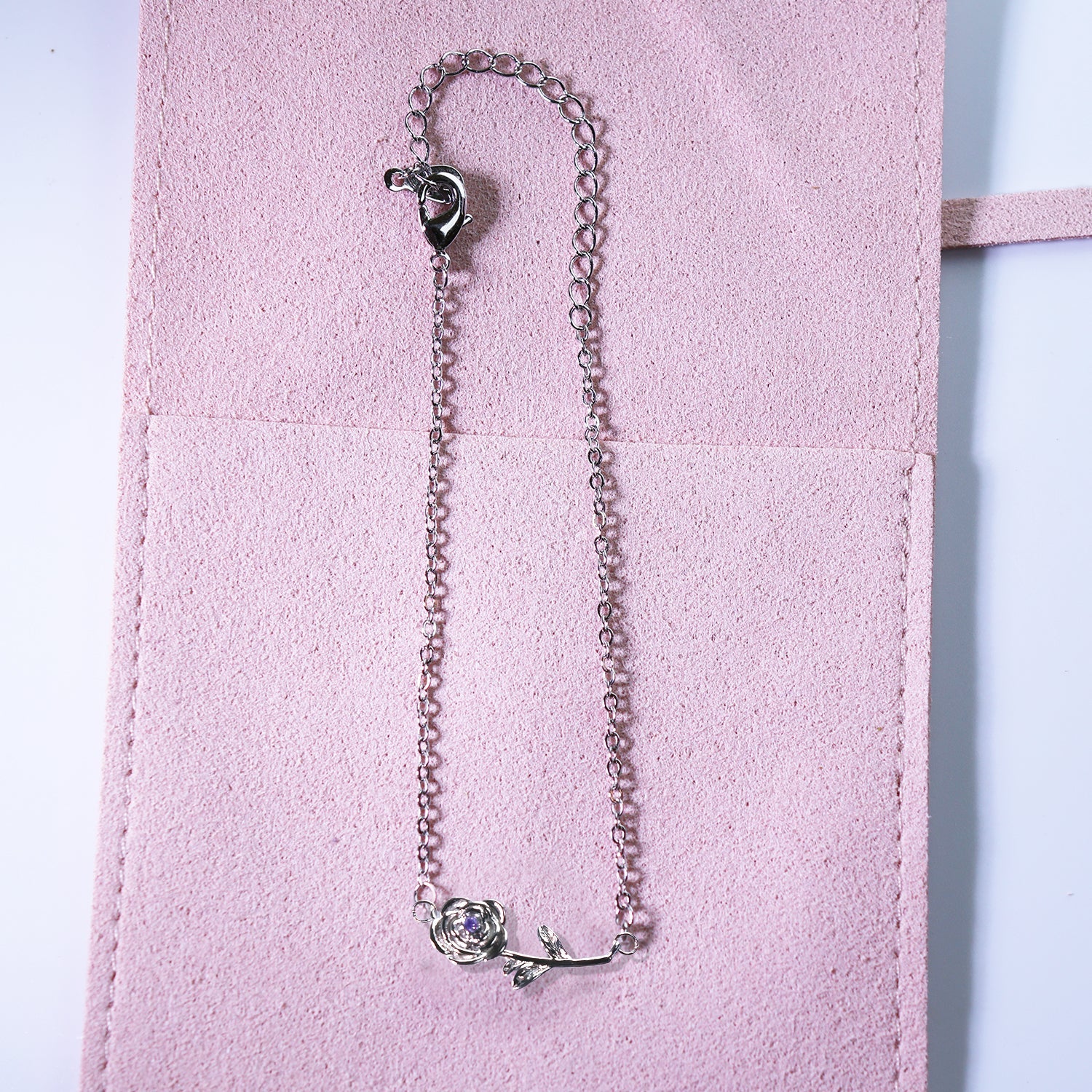 Birth Flower Silver BraceletsBraceletJewelryBlossomuniqueflowerearringsgiftforhermothergiftdaughtergiftbirthdaygiftanniversarygift