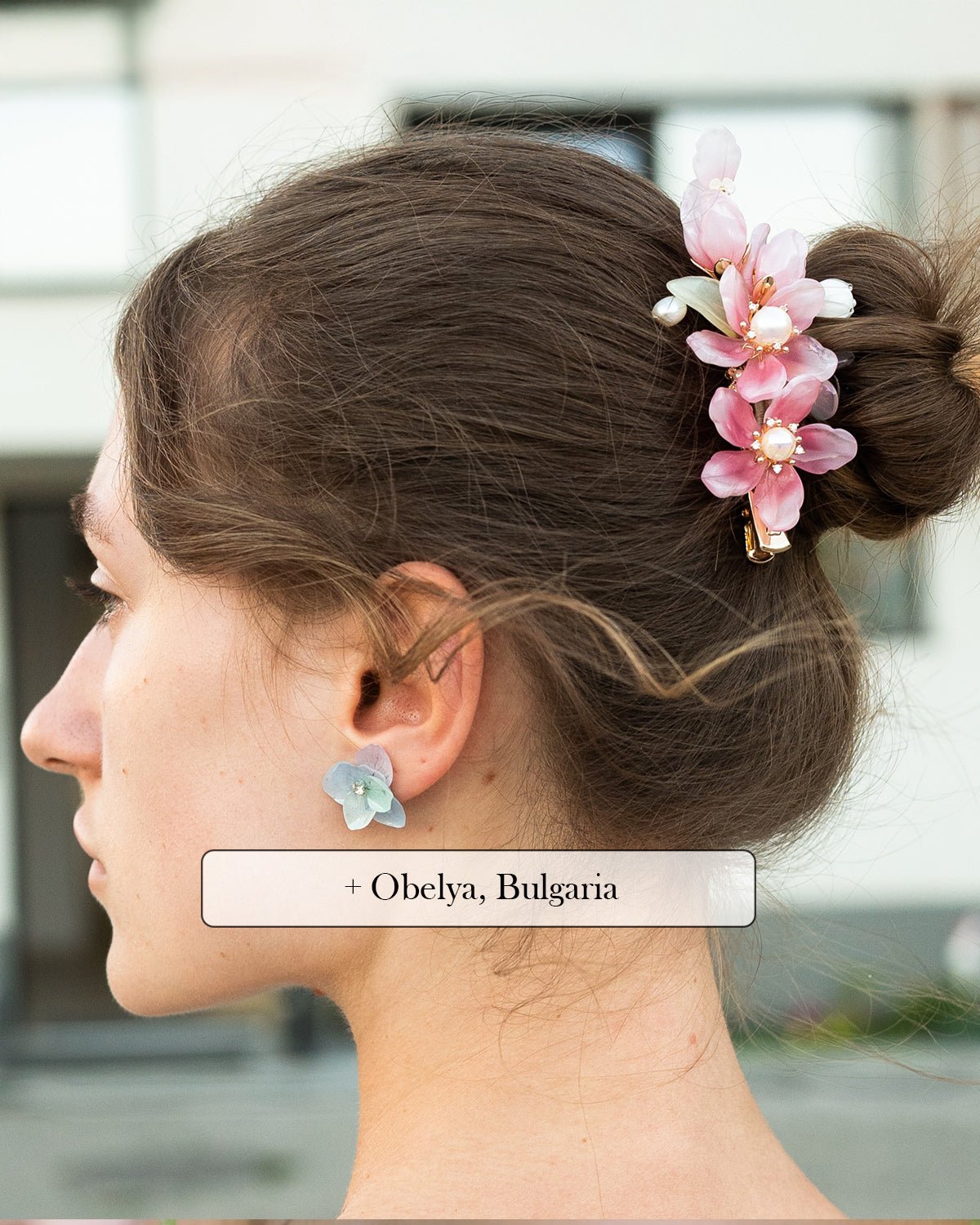 Cherry Blossom Garden Hair ClipHair ClipsJewelryBlossomuniqueflowerearringsgiftforhermothergiftdaughtergiftbirthdaygiftanniversarygift