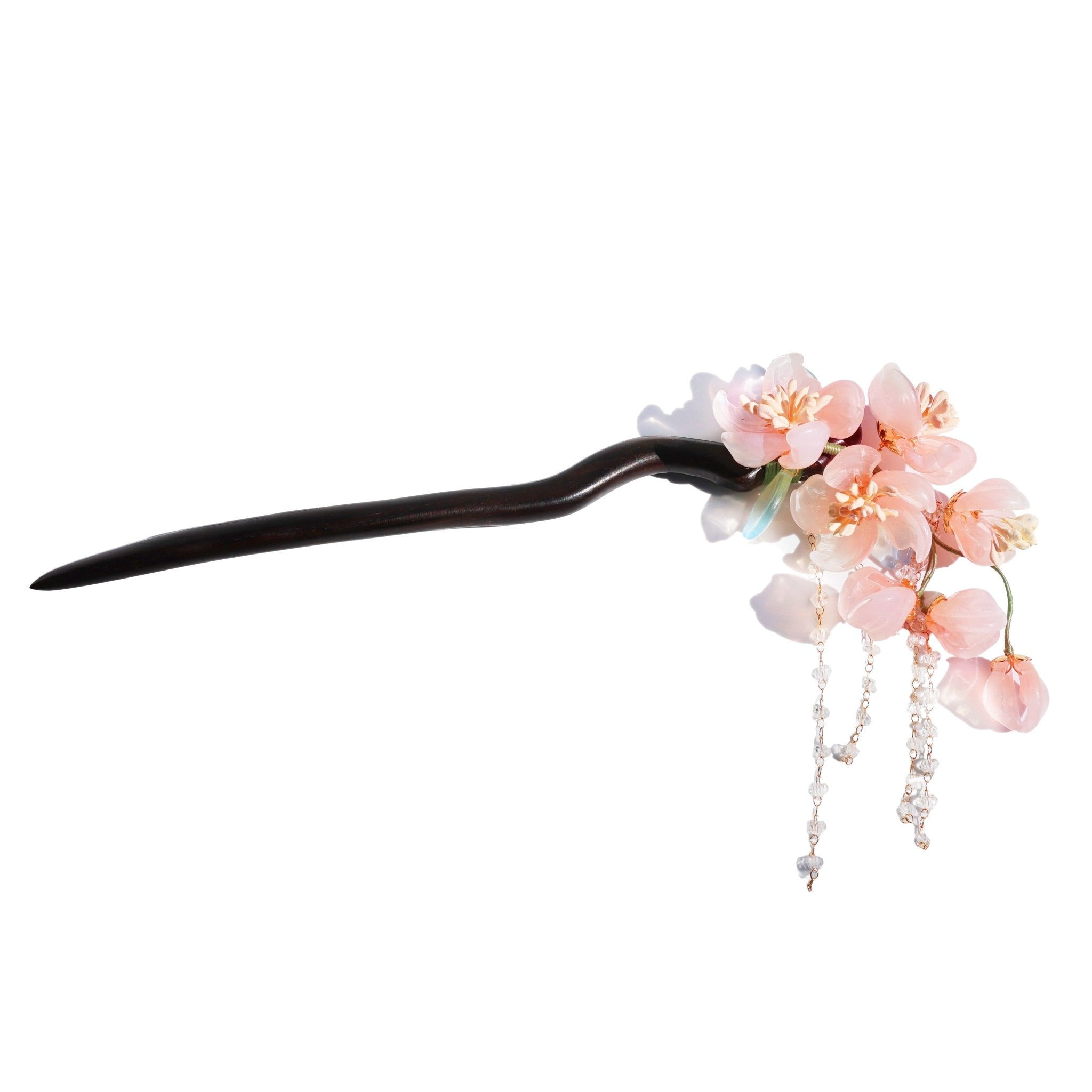 Cherry Blossom Tassel Hair StickHAIRJewelryBlossomuniqueflowerearringsgiftforhermothergiftdaughtergiftbirthdaygiftanniversarygift
