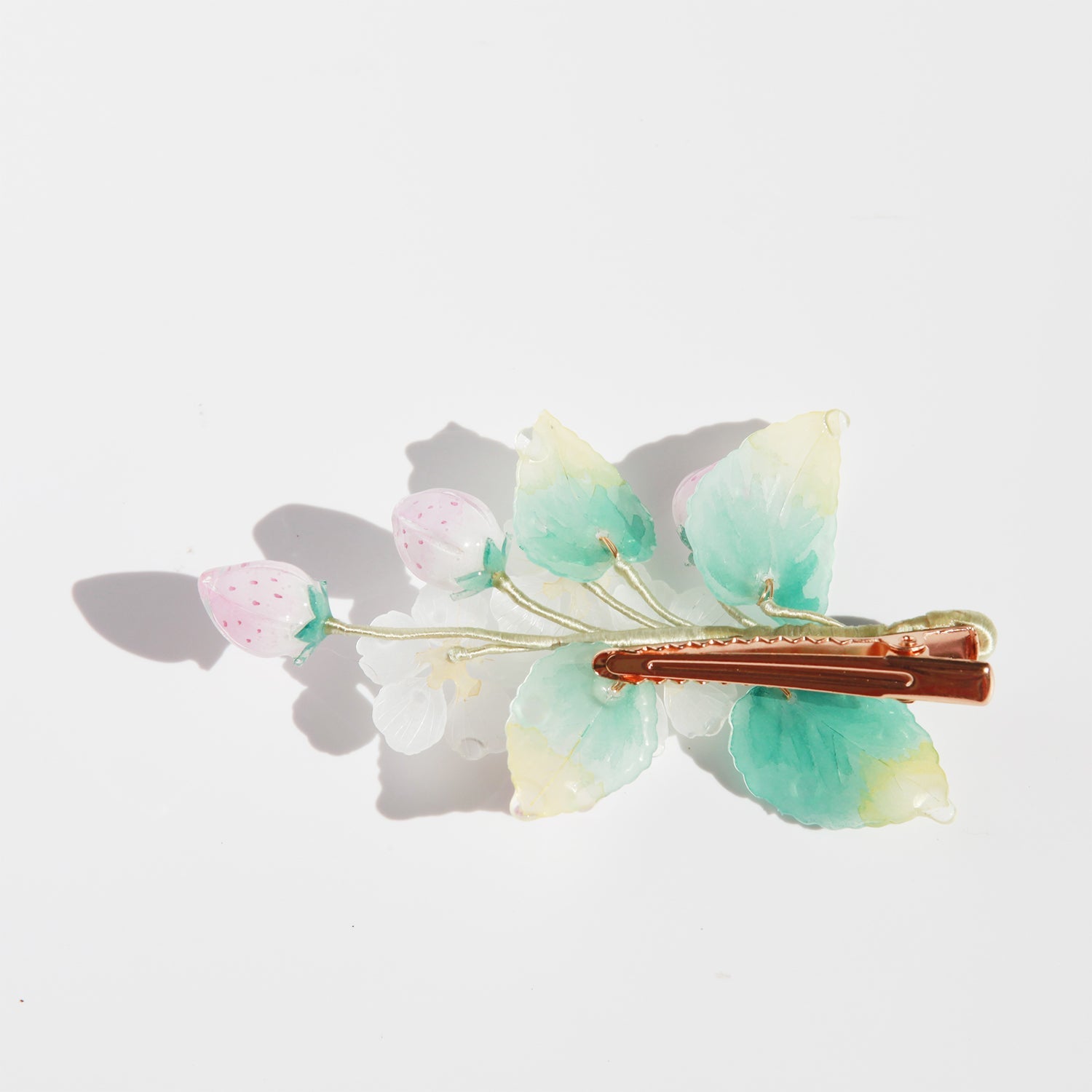 Dewdrop Berry Blossom Hair ClipHair ClipsJewelryBlossomuniqueflowerearringsgiftforhermothergiftdaughtergiftbirthdaygiftanniversarygift