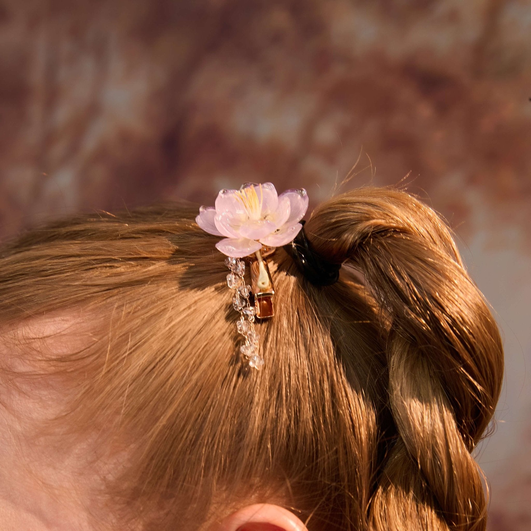 Dewdrop Sakura Twin Clips (2 Pieces)Hair ClipsJewelryBlossomuniqueflowerearringsgiftforhermothergiftdaughtergiftbirthdaygiftanniversarygift