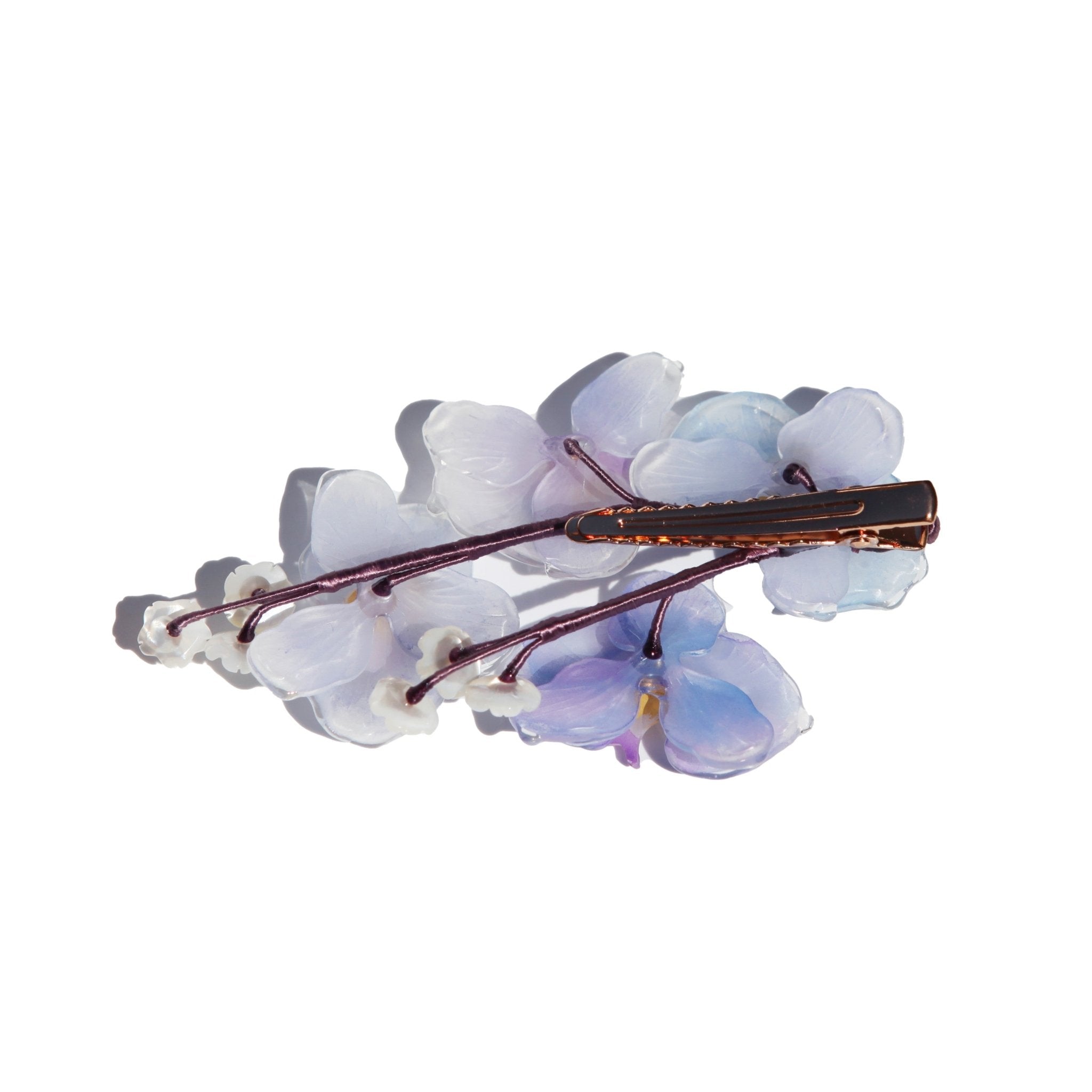 Dream Orchid Garden Hair ClipHair ClipsJewelryBlossomuniqueflowerearringsgiftforhermothergiftdaughtergiftbirthdaygiftanniversarygift