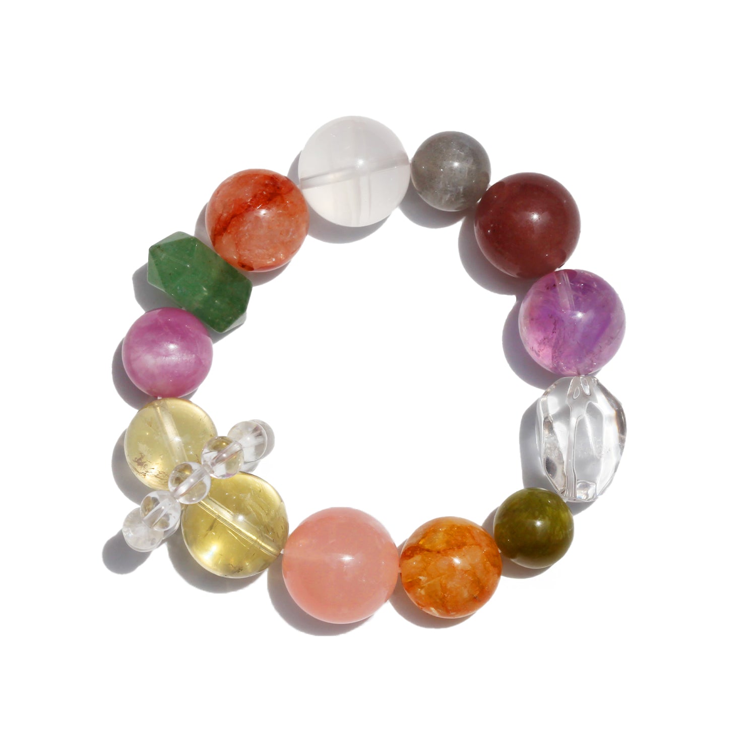 Energía 14: Multigem Harmony Beaded BraceletBraceletJewelryBlossomuniqueflowerearringsgiftforhermothergiftdaughtergiftbirthdaygiftanniversarygift