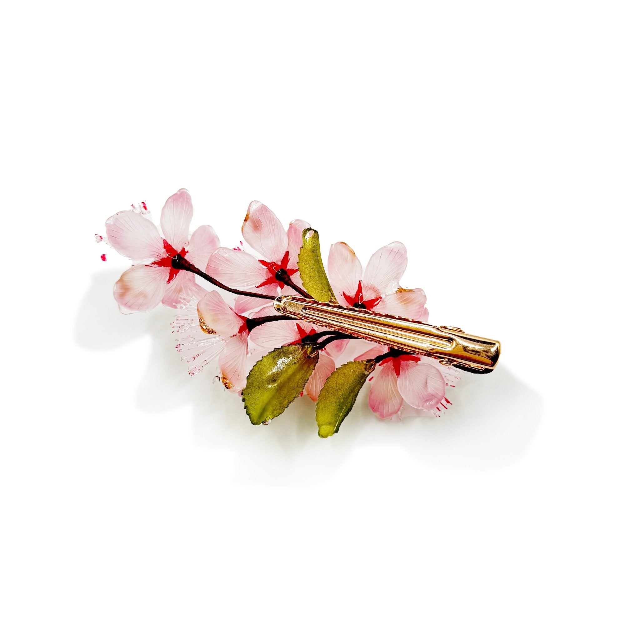 Flowering Pink Cherry Blossom Hair ClipHair ClipsJewelryBlossomuniqueflowerearringsgiftforhermothergiftdaughtergiftbirthdaygiftanniversarygift