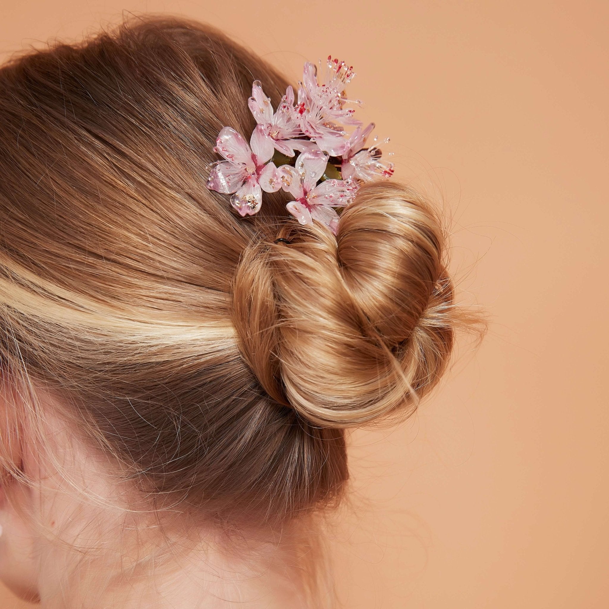 Flowering Pink Cherry Blossom Hair ClipHair ClipsJewelryBlossomuniqueflowerearringsgiftforhermothergiftdaughtergiftbirthdaygiftanniversarygift