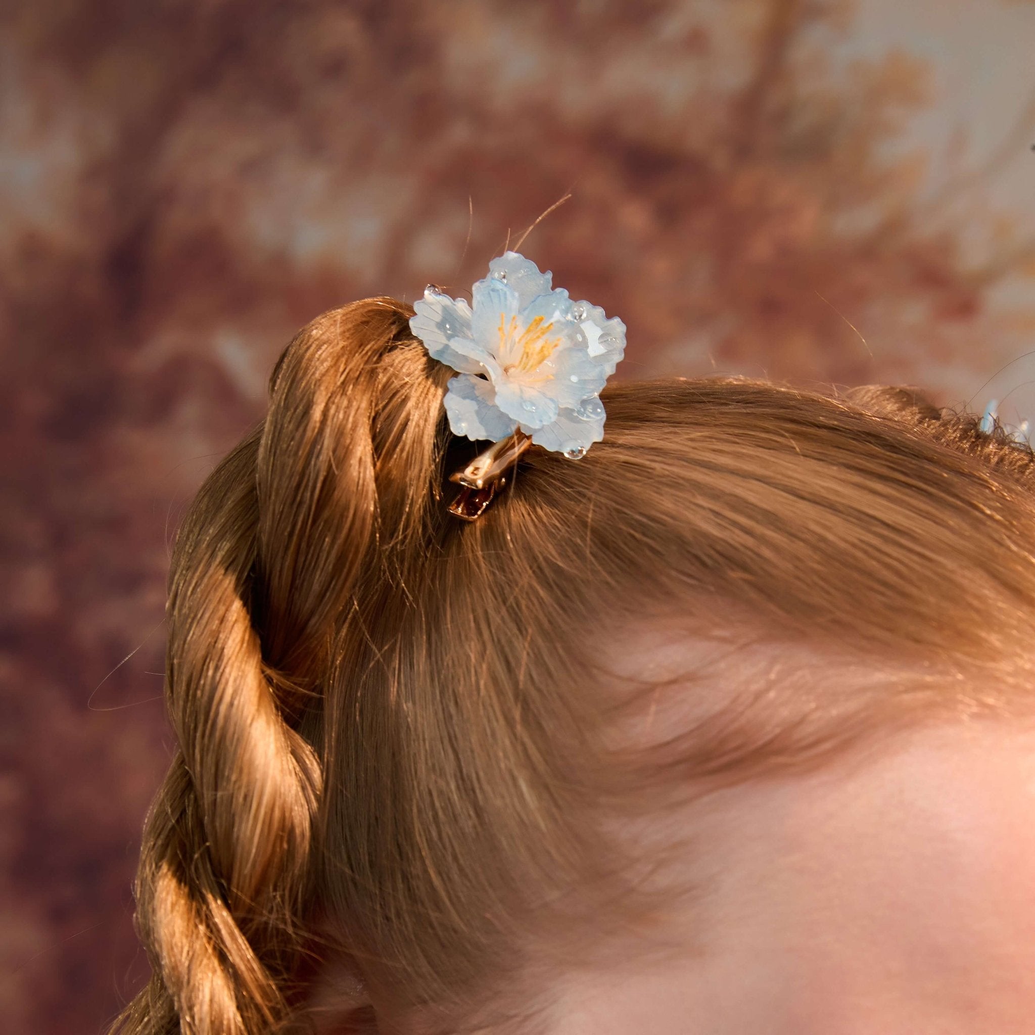 Himalayan Blue Poppy Hair Clips (2 - Pieces)HAIRJewelryBlossomuniqueflowerearringsgiftforhermothergiftdaughtergiftbirthdaygiftanniversarygift