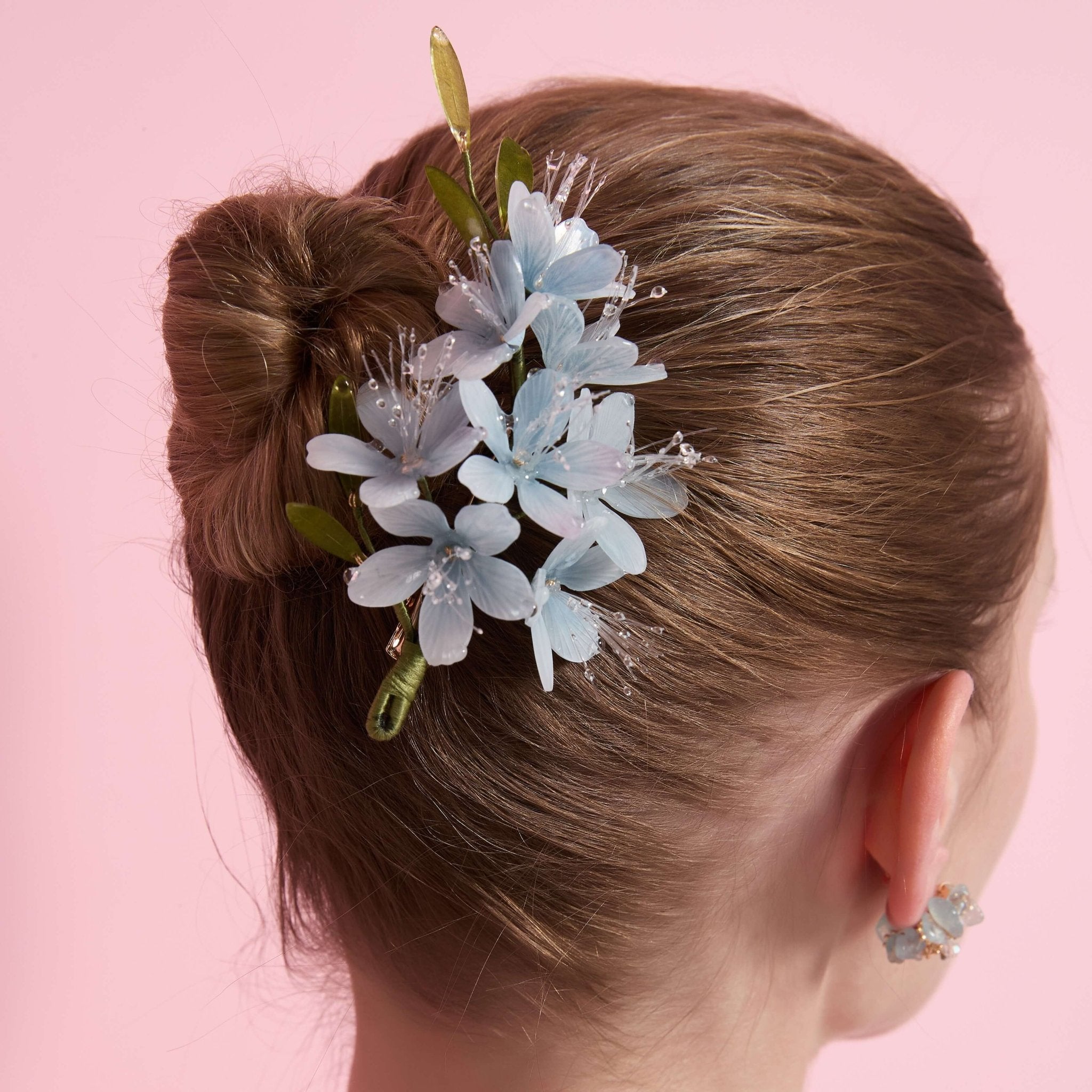 *My Rain Garden* Flowering Hydrangea Hair ClipHair ClipsJewelryBlossomuniqueflowerearringsgiftforhermothergiftdaughtergiftbirthdaygiftanniversarygift