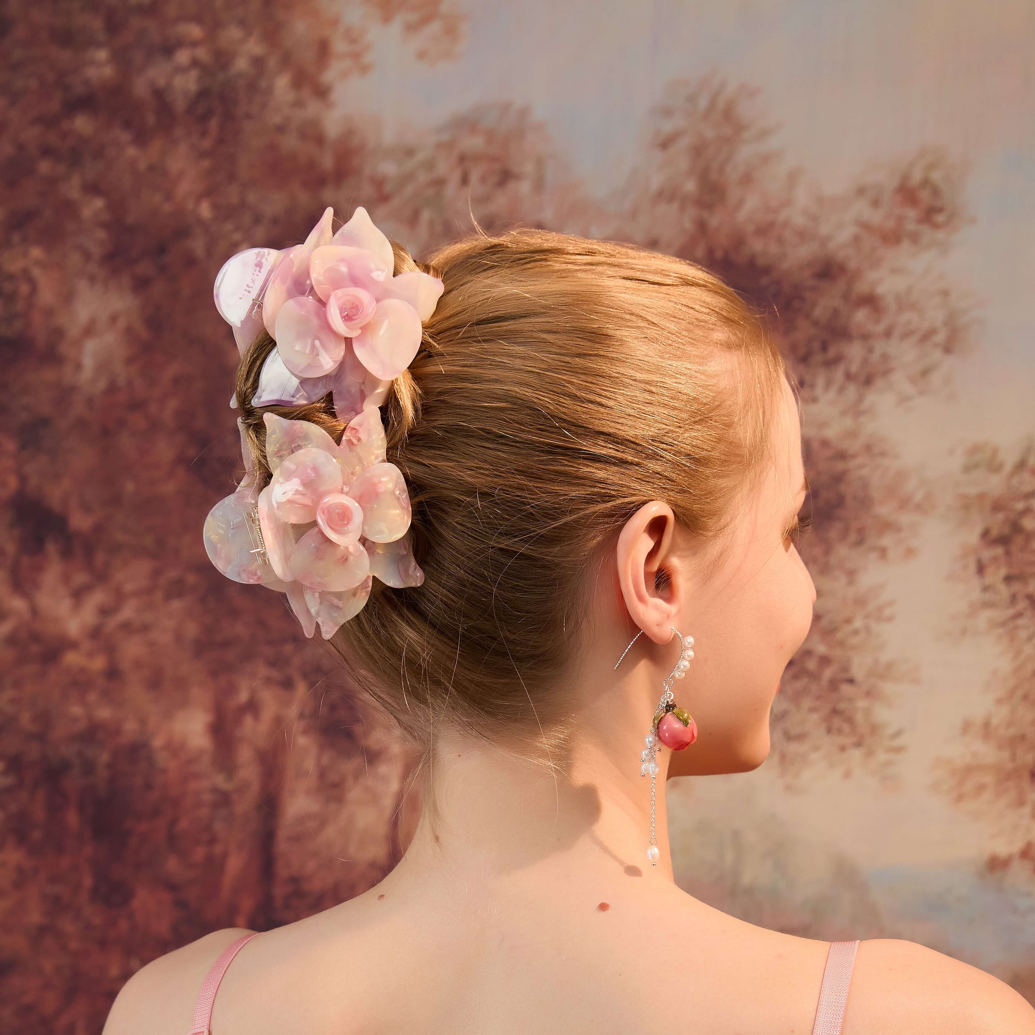 Blooming Orchid Hair Claw (2 Pieces)