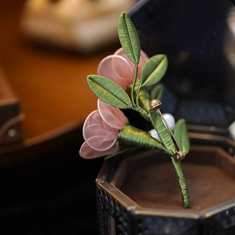 Pink Floral Banquet Brooch/ Final SalebroochJewelryBlossomuniqueflowerearringsgiftforhermothergiftdaughtergiftbirthdaygiftanniversarygift