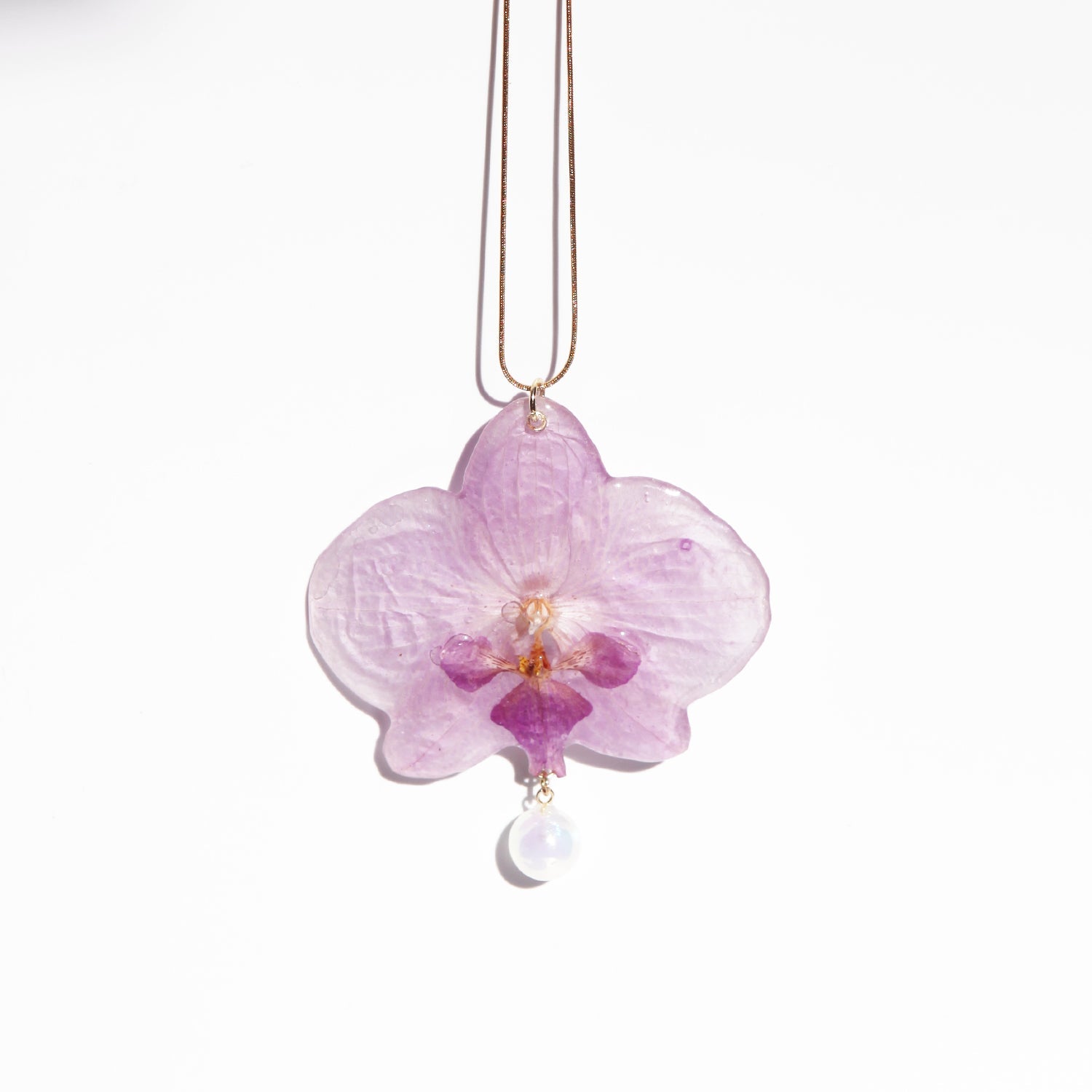 *Real Flower* Radiant Orchid Statement NecklaceEarringsJewelryBlossomuniqueflowerearringsgiftforhermothergiftdaughtergiftbirthdaygiftanniversarygift
