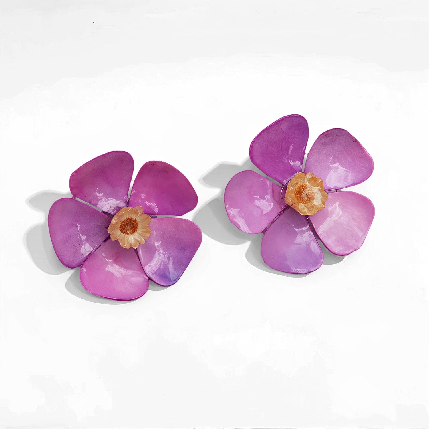 *Real Flower* Violet Anemone Stud EarringsEarringsJewelryBlossomuniqueflowerearringsgiftforhermothergiftdaughtergiftbirthdaygiftanniversarygift