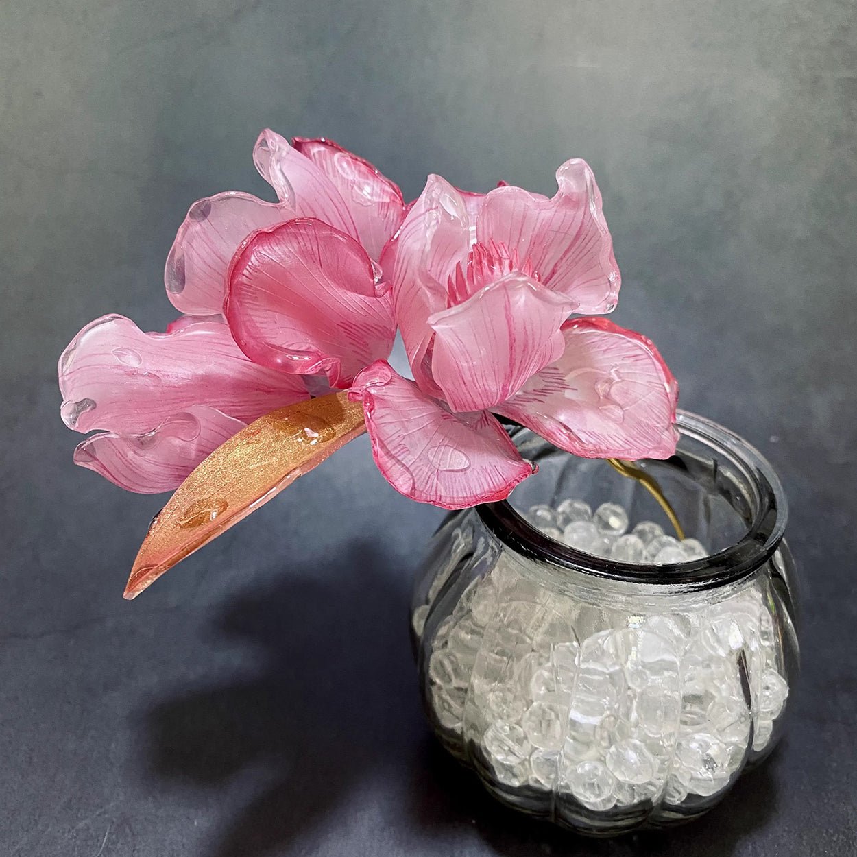 Rose Iris Flower Hair Barrette ClipHair ClipsJewelryBlossomuniqueflowerearringsgiftforhermothergiftdaughtergiftbirthdaygiftanniversarygift