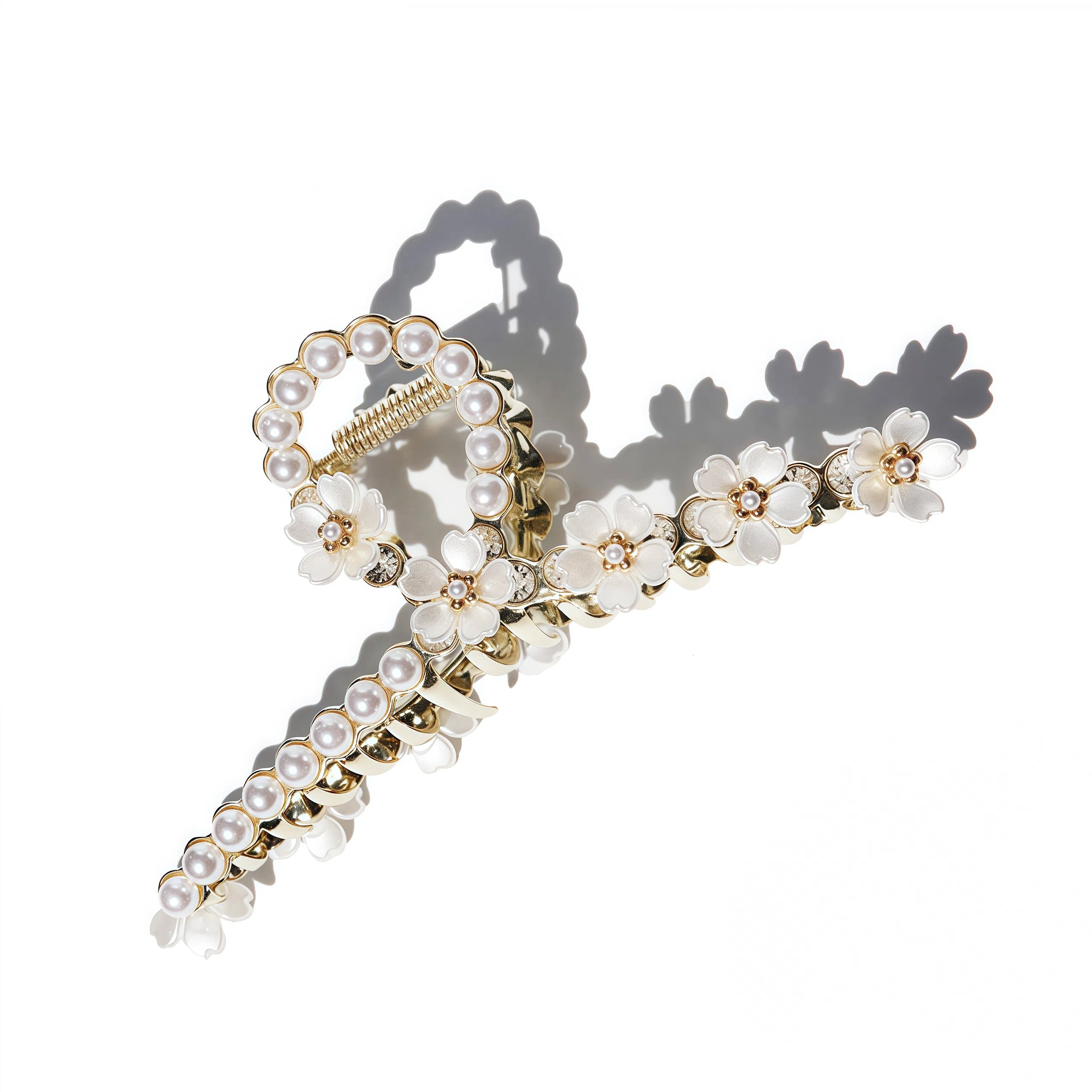 Cherry Blossom Tassel Hair Claw