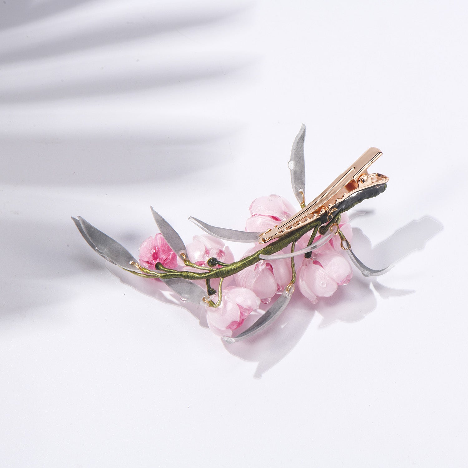 *My Rain Garden* Flowering Camellia Buds Hair ClipHair ClipsJewelryBlossomuniqueflowerearringsgiftforhermothergiftdaughtergiftbirthdaygiftanniversarygift