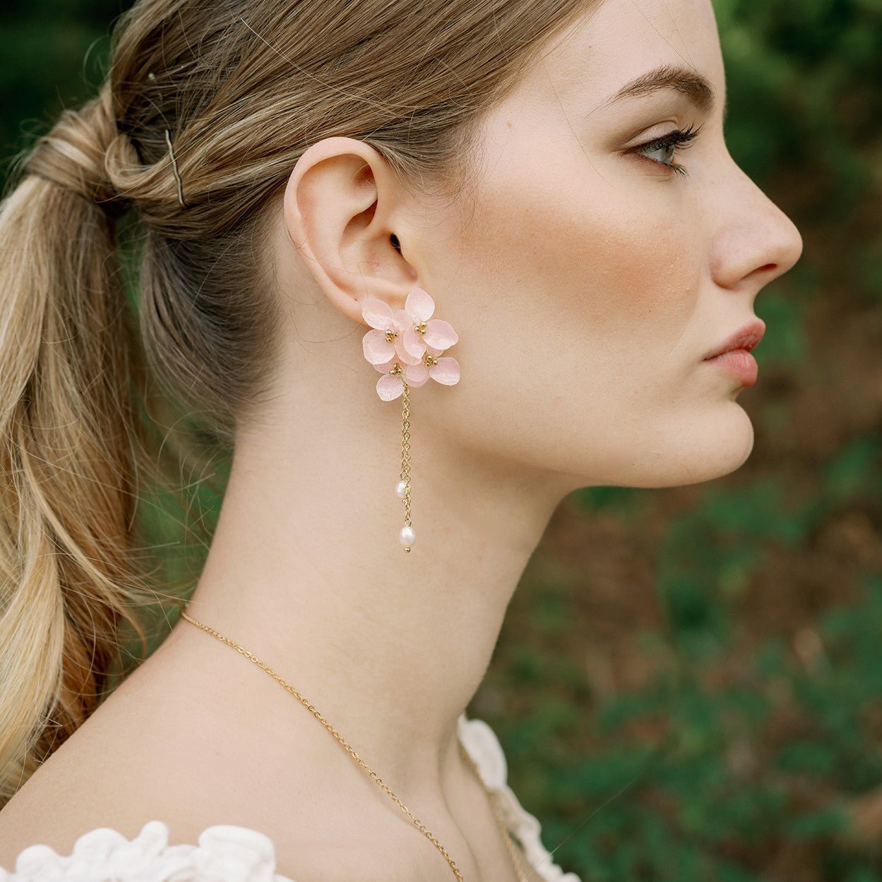 Pink Hydrangea Jewelry Holiday 4 - pc Gift Set (25% OFF)SetJewelryBlossomuniqueflowerearringsgiftforhermothergiftdaughtergiftbirthdaygiftanniversarygift