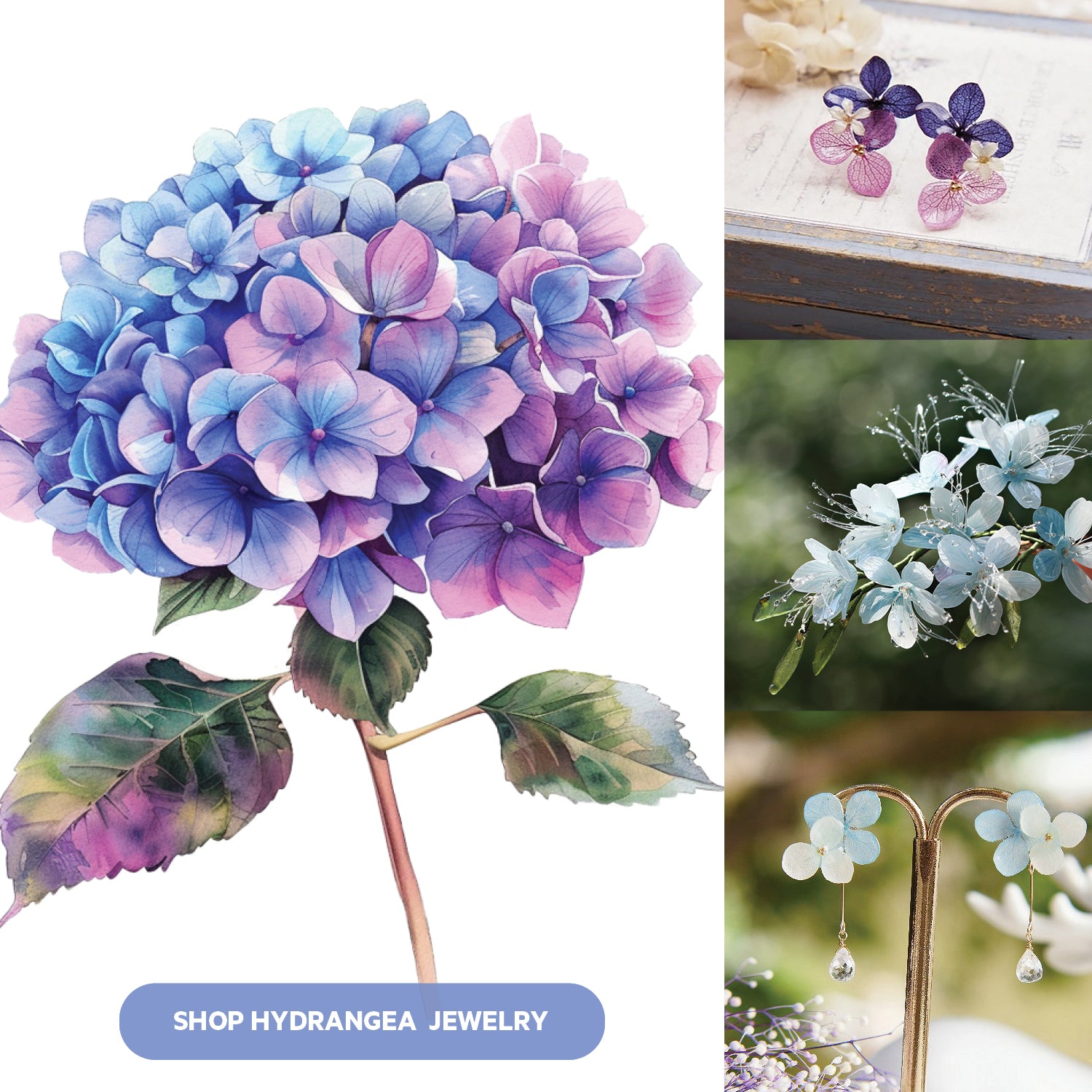 Hydrangea - JewelryBlossom