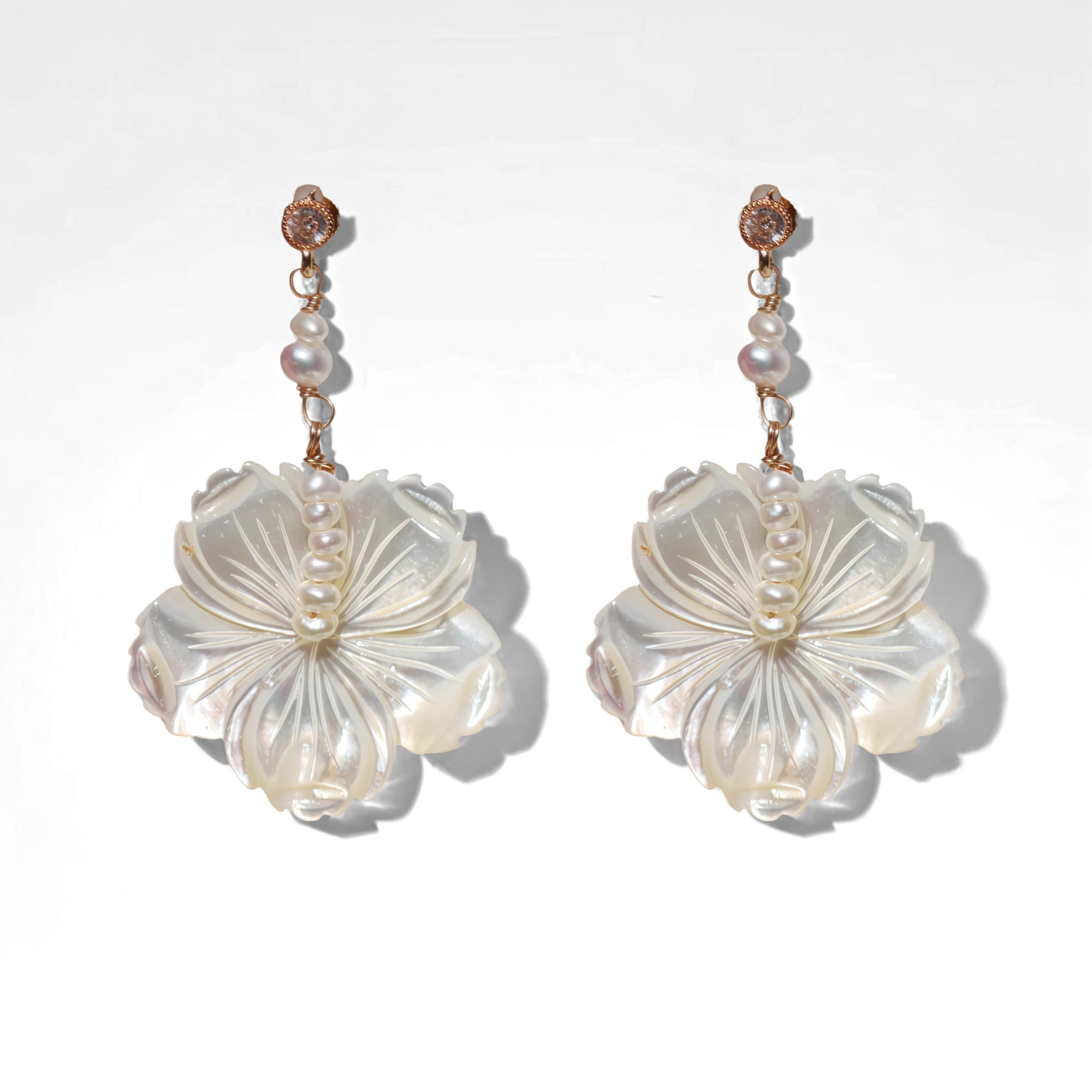 The Moana Bloom Pearl Earrings