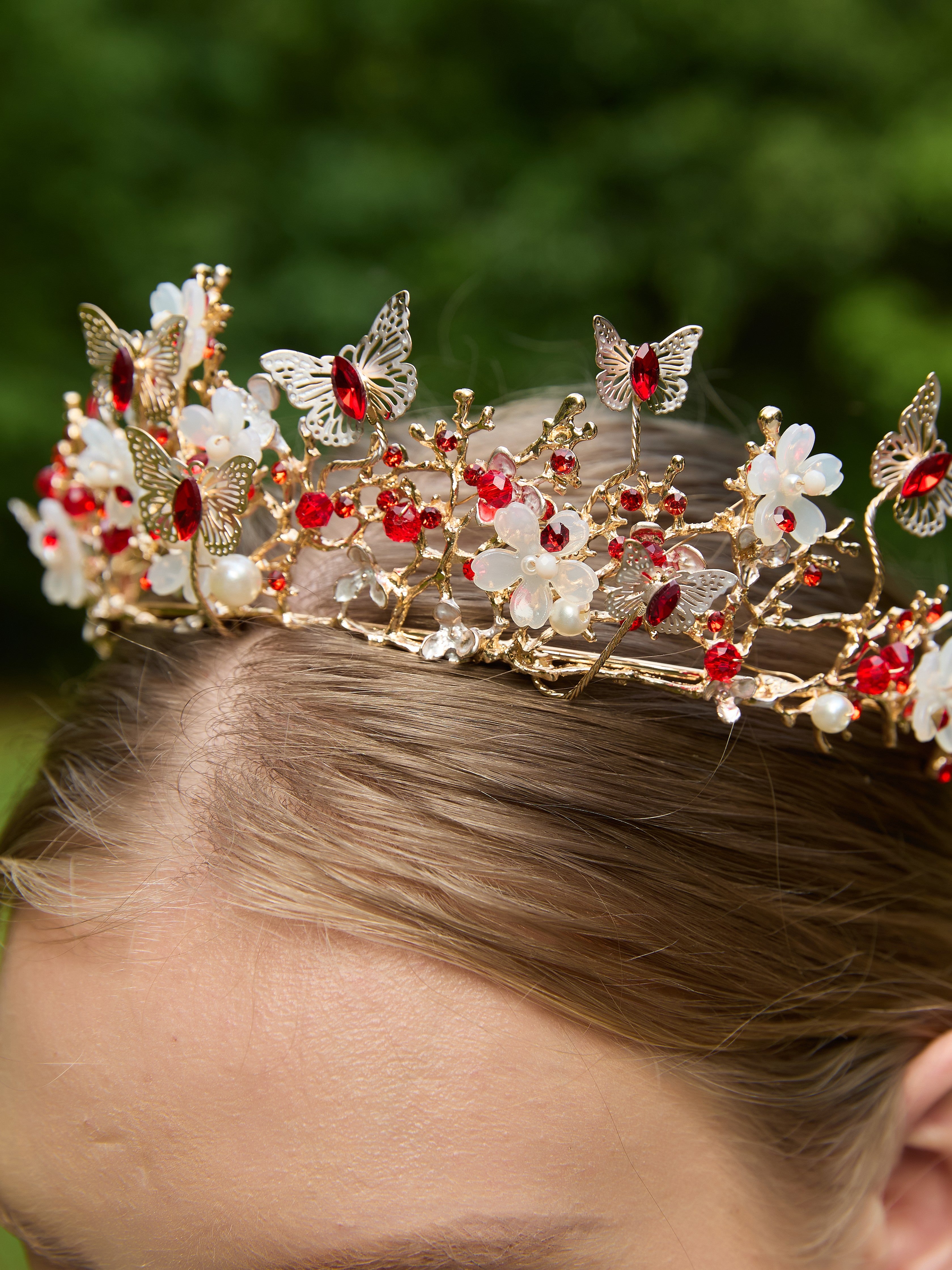 Ruby Flutter Crown