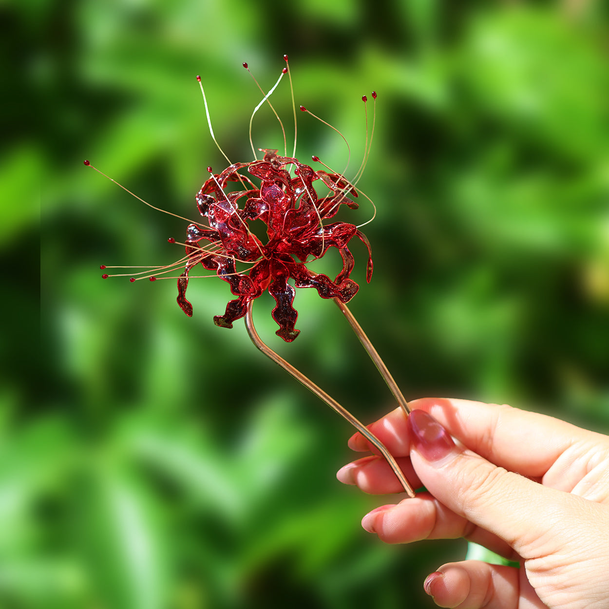 Ruby Lycoris French Pin
