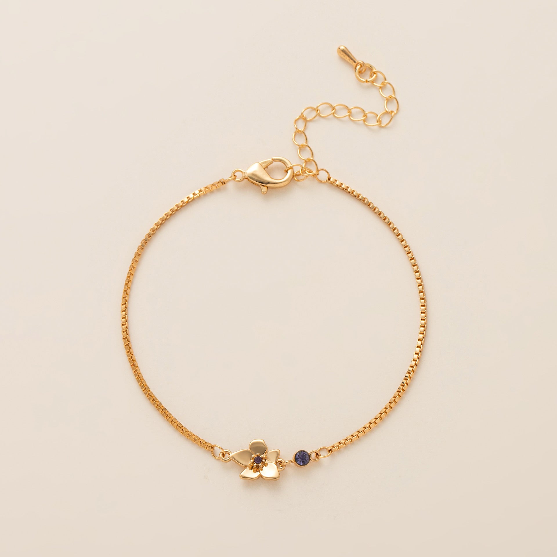 Birth Flower & Birthstone BraceletsBraceletJewelryBlossomuniqueflowerearringsgiftforhermothergiftdaughtergiftbirthdaygiftanniversarygift