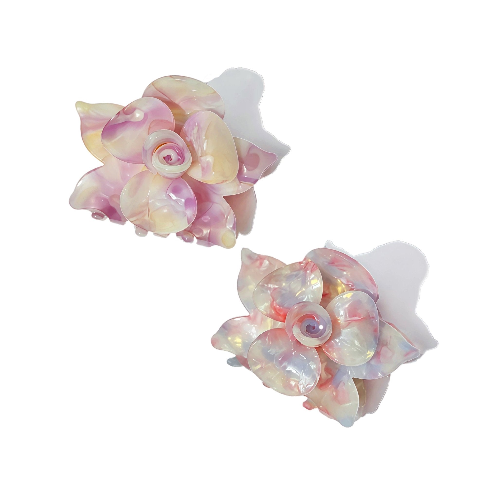 Blooming Orchid Hair Claw (2 Pieces)hair clawsJewelryBlossomuniqueflowerearringsgiftforhermothergiftdaughtergiftbirthdaygiftanniversarygift