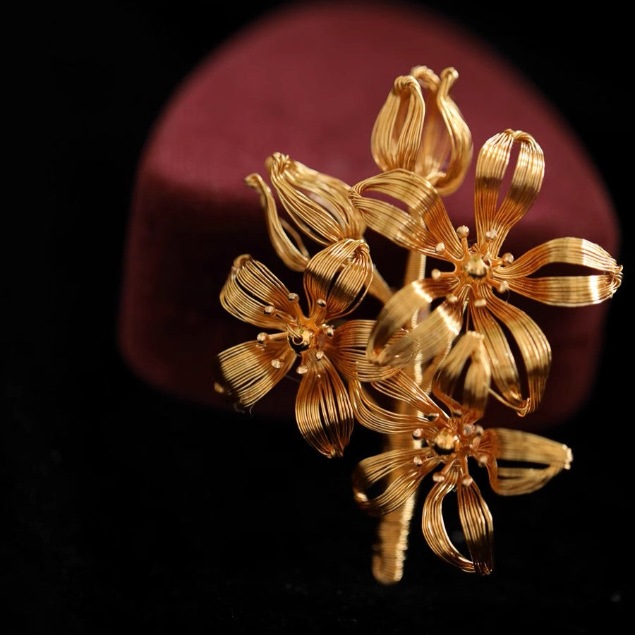 [Final Sale] Custom Remake-Golden Ware Brooch