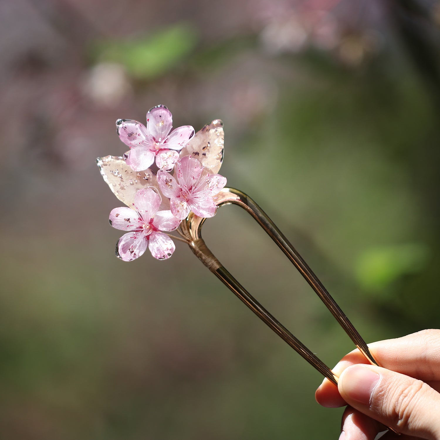 Cherry Blossom French Hair Pin