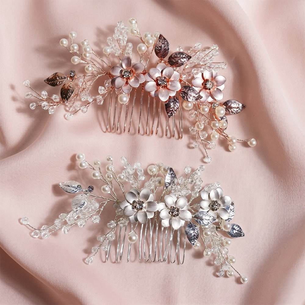 Clara CombsHair ClipsJewelryBlossomuniqueflowerearringsgiftforhermothergiftdaughtergiftbirthdaygiftanniversarygift