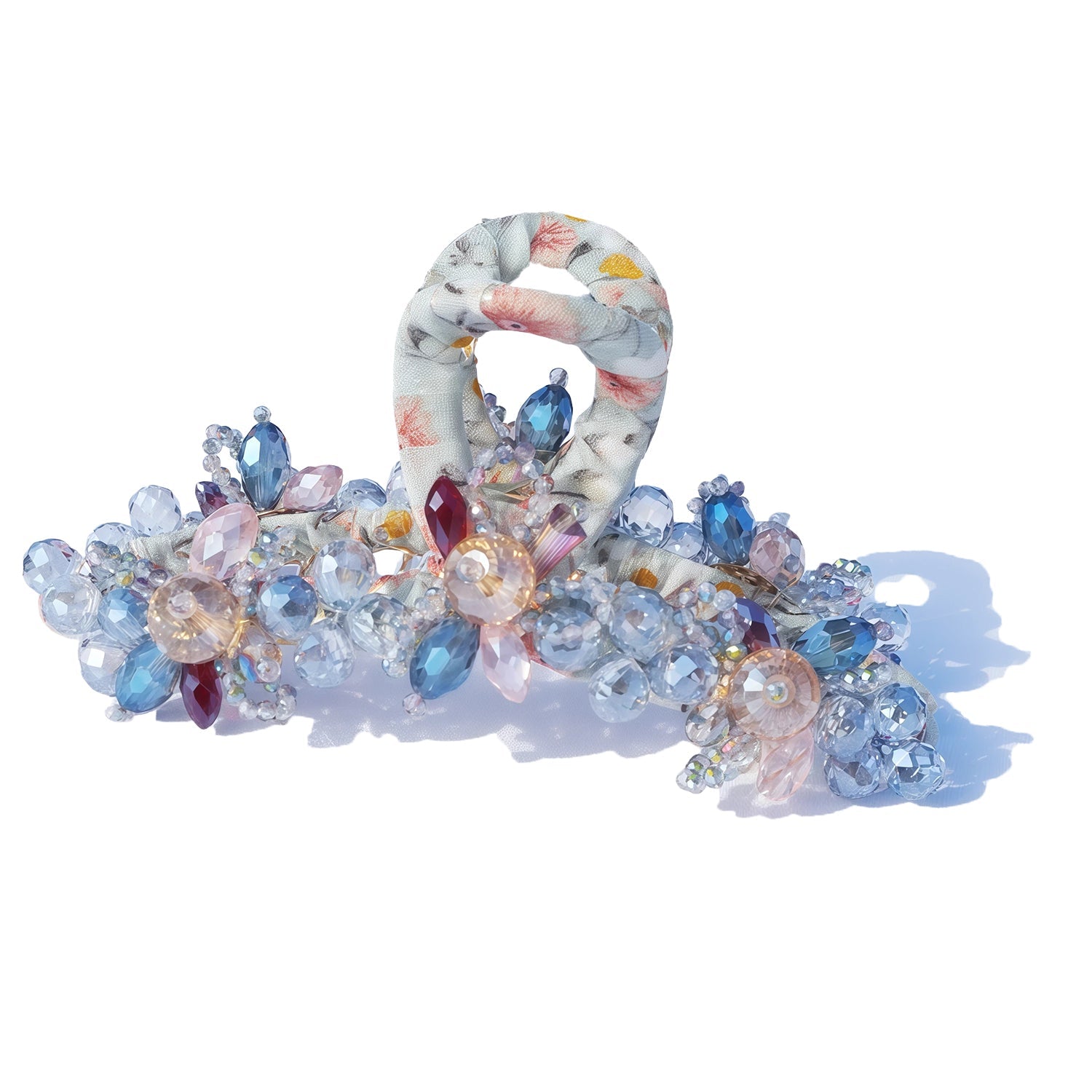 Crystal Garden Bloom Clawhair clawsJewelryBlossomuniqueflowerearringsgiftforhermothergiftdaughtergiftbirthdaygiftanniversarygift