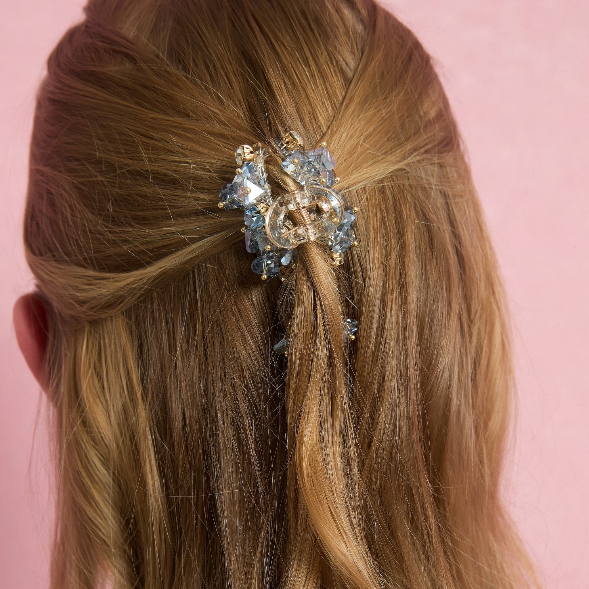 Crystal Mini Tassel Claw Duo (2 Pieces)hair clawsJewelryBlossomuniqueflowerearringsgiftforhermothergiftdaughtergiftbirthdaygiftanniversarygift