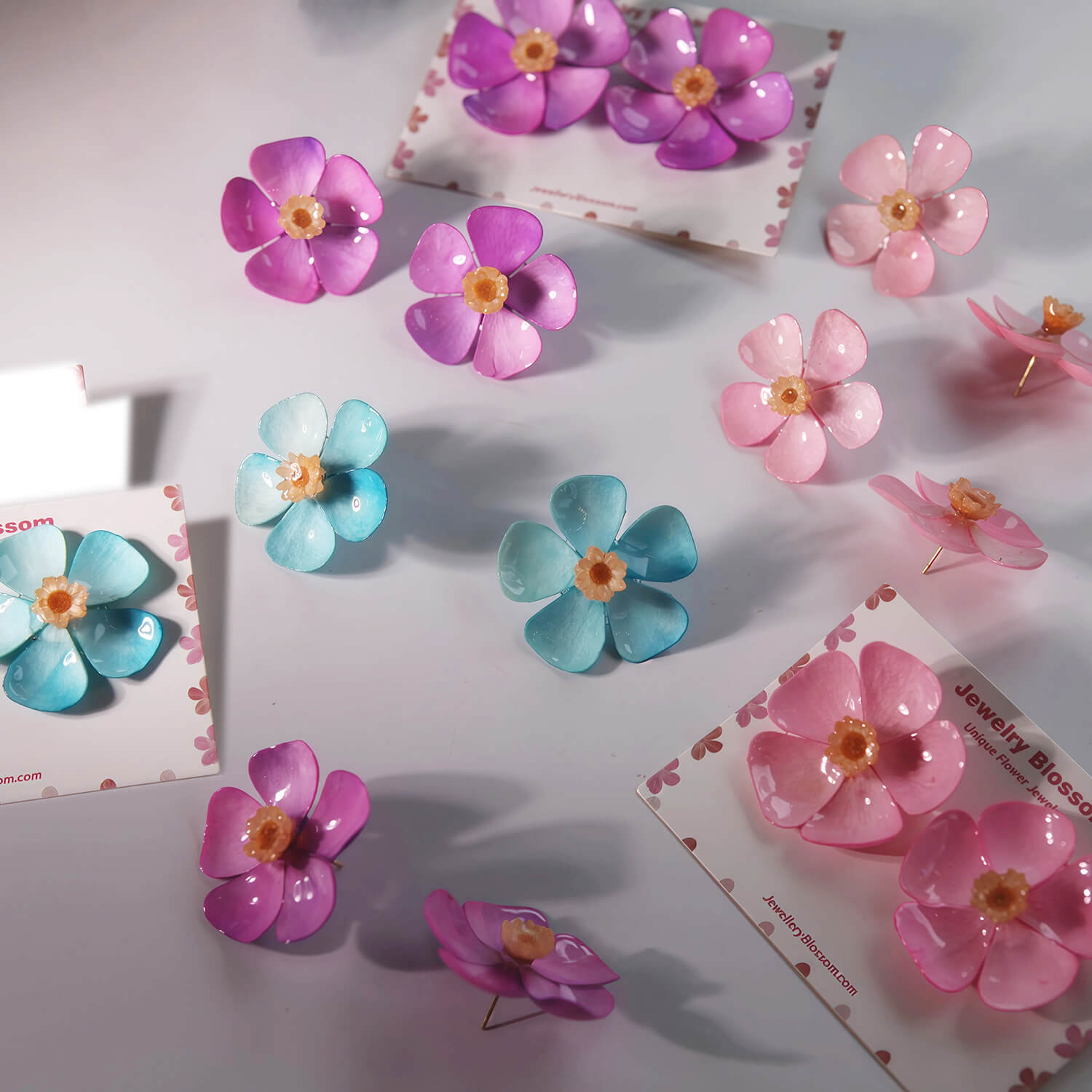 *Deal of the Week* Primrose Blossom 3 - Piece Set /Final SaleEarringsJewelryBlossomuniqueflowerearringsgiftforhermothergiftdaughtergiftbirthdaygiftanniversarygift