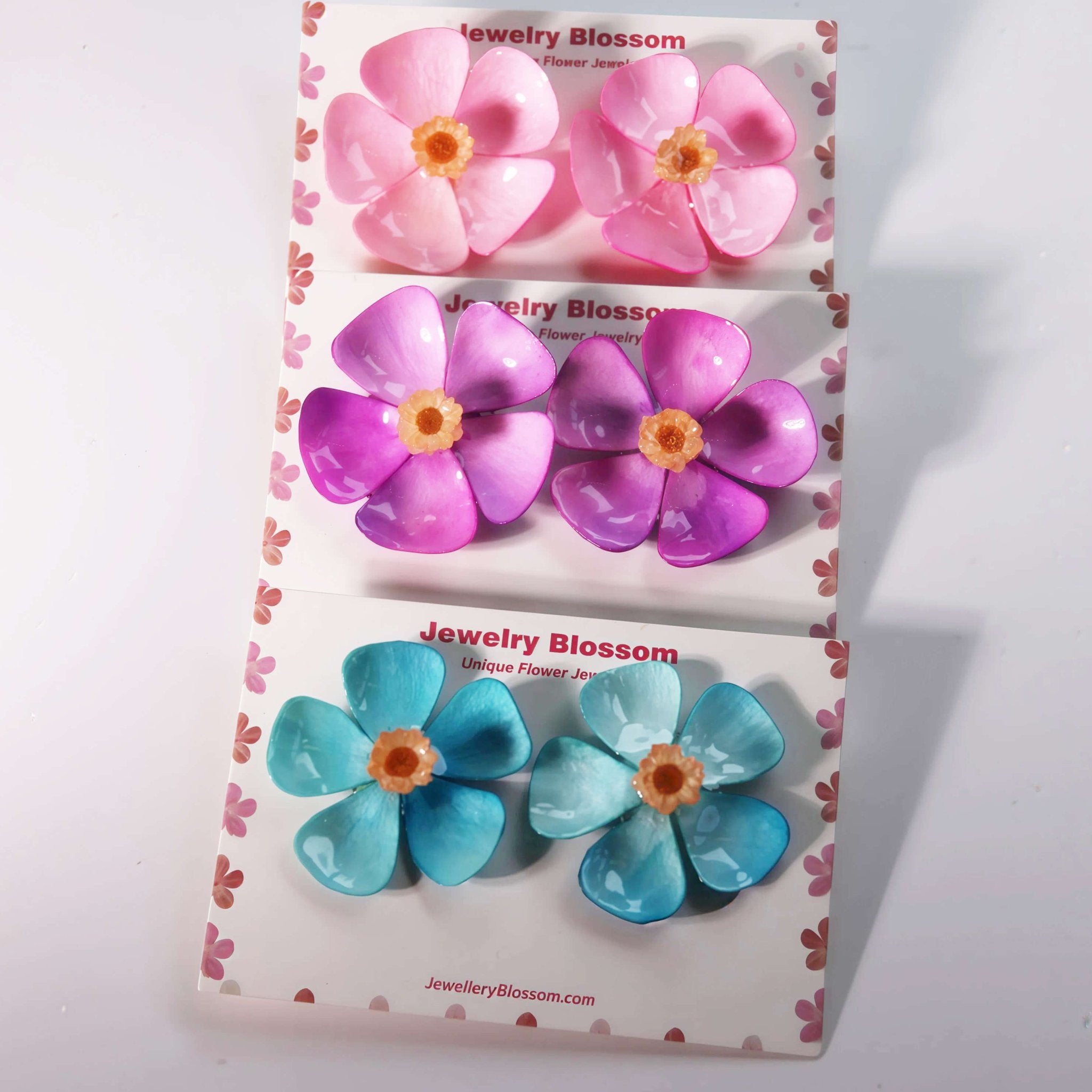 *Deal of the Week* Primrose Blossom 3 - Piece Set /Final SaleEarringsJewelryBlossomuniqueflowerearringsgiftforhermothergiftdaughtergiftbirthdaygiftanniversarygift