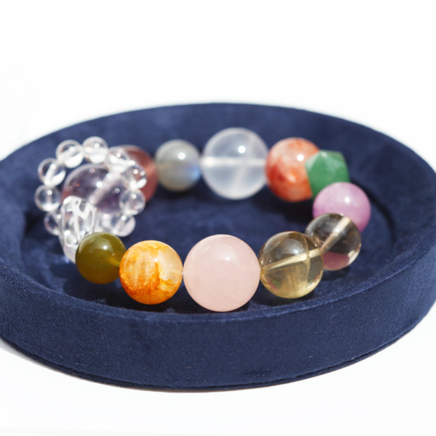 Energía 14: Multigem Harmony Beaded BraceletBraceletJewelryBlossomuniqueflowerearringsgiftforhermothergiftdaughtergiftbirthdaygiftanniversarygift