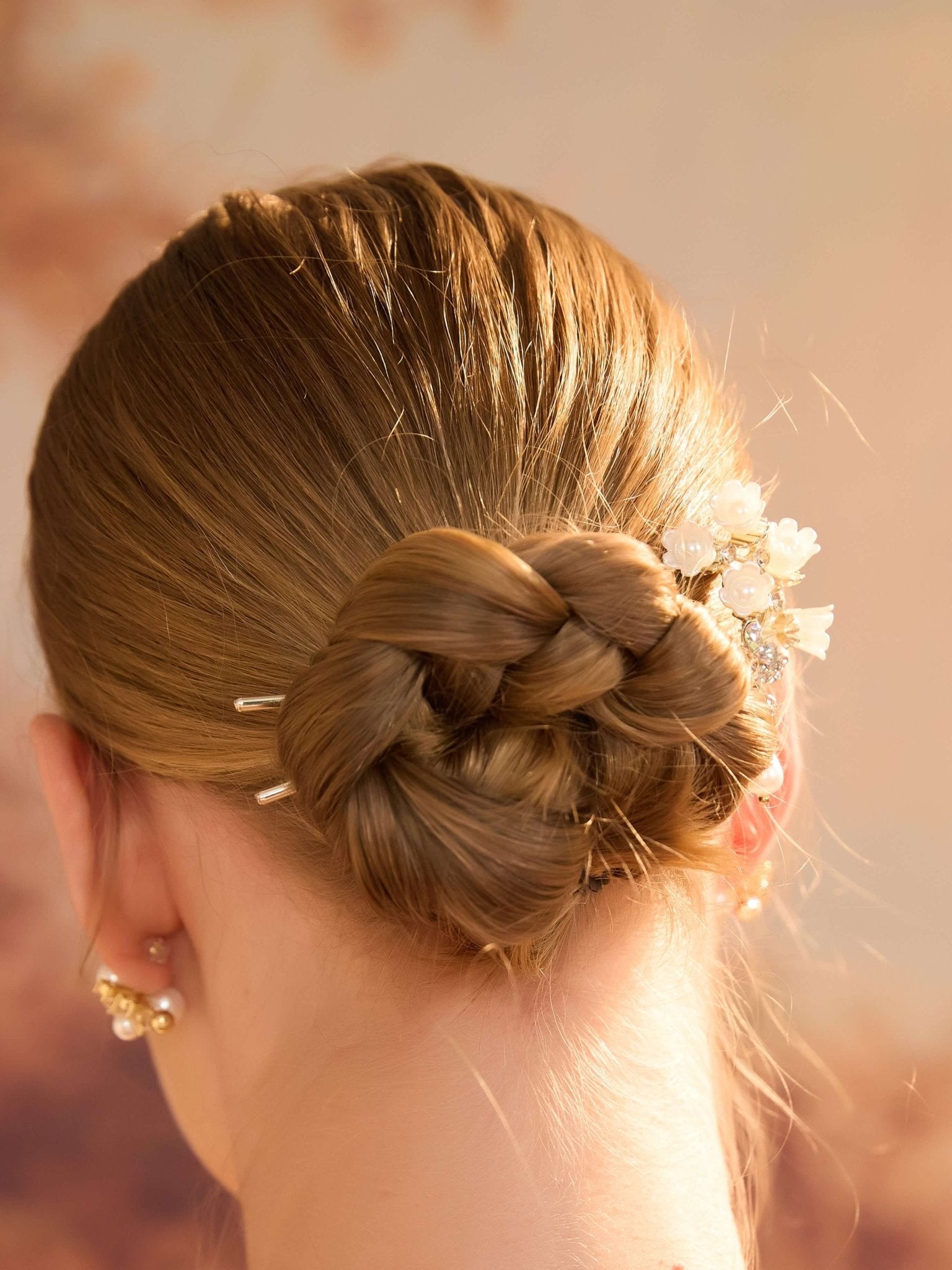 Genevieve French Hair PinHAIRJewelryBlossomuniqueflowerearringsgiftforhermothergiftdaughtergiftbirthdaygiftanniversarygift