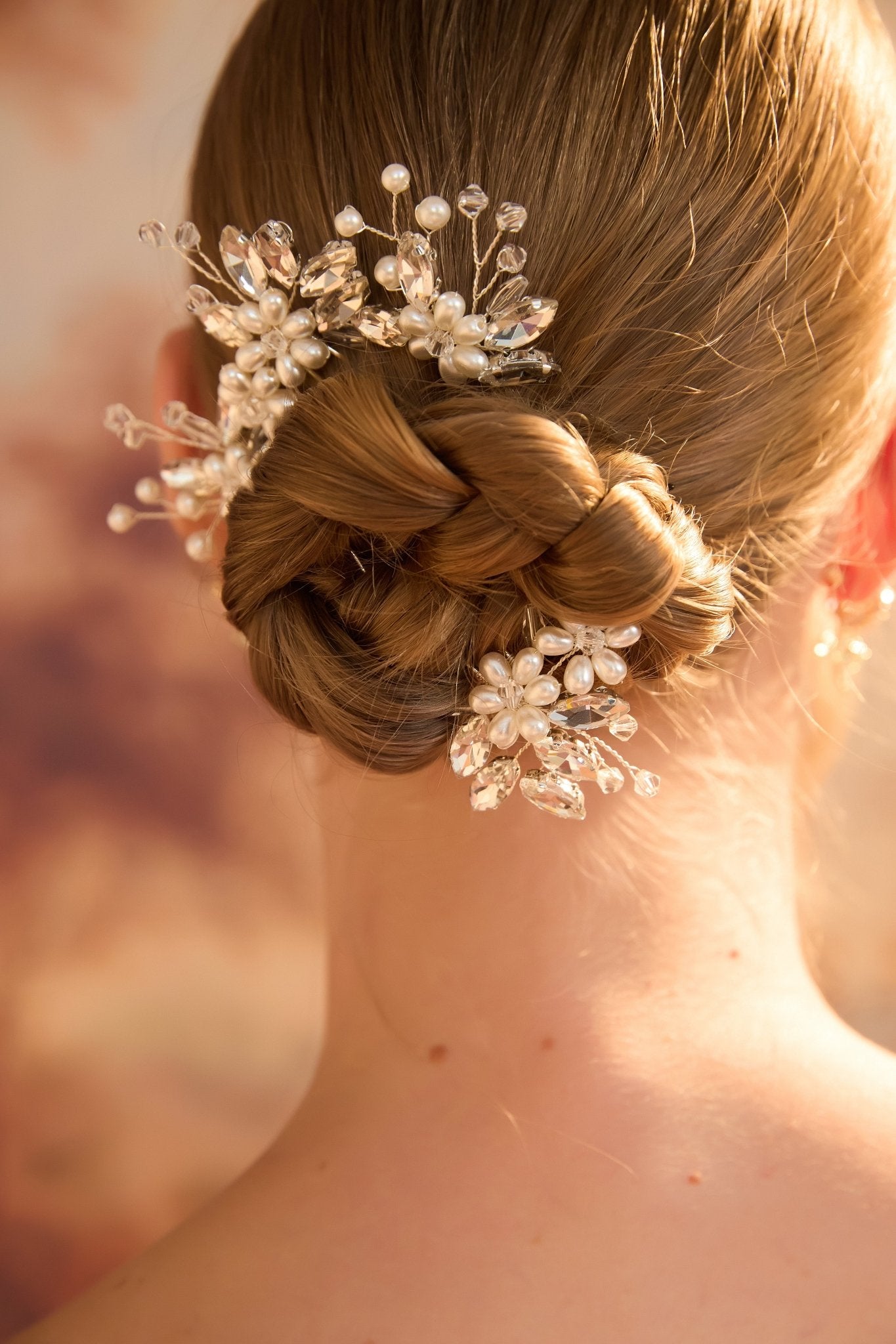 Juliette Hair Pin Set (4-Piece)HAIRJewelryBlossomuniqueflowerearringsgiftforhermothergiftdaughtergiftbirthdaygiftanniversarygift