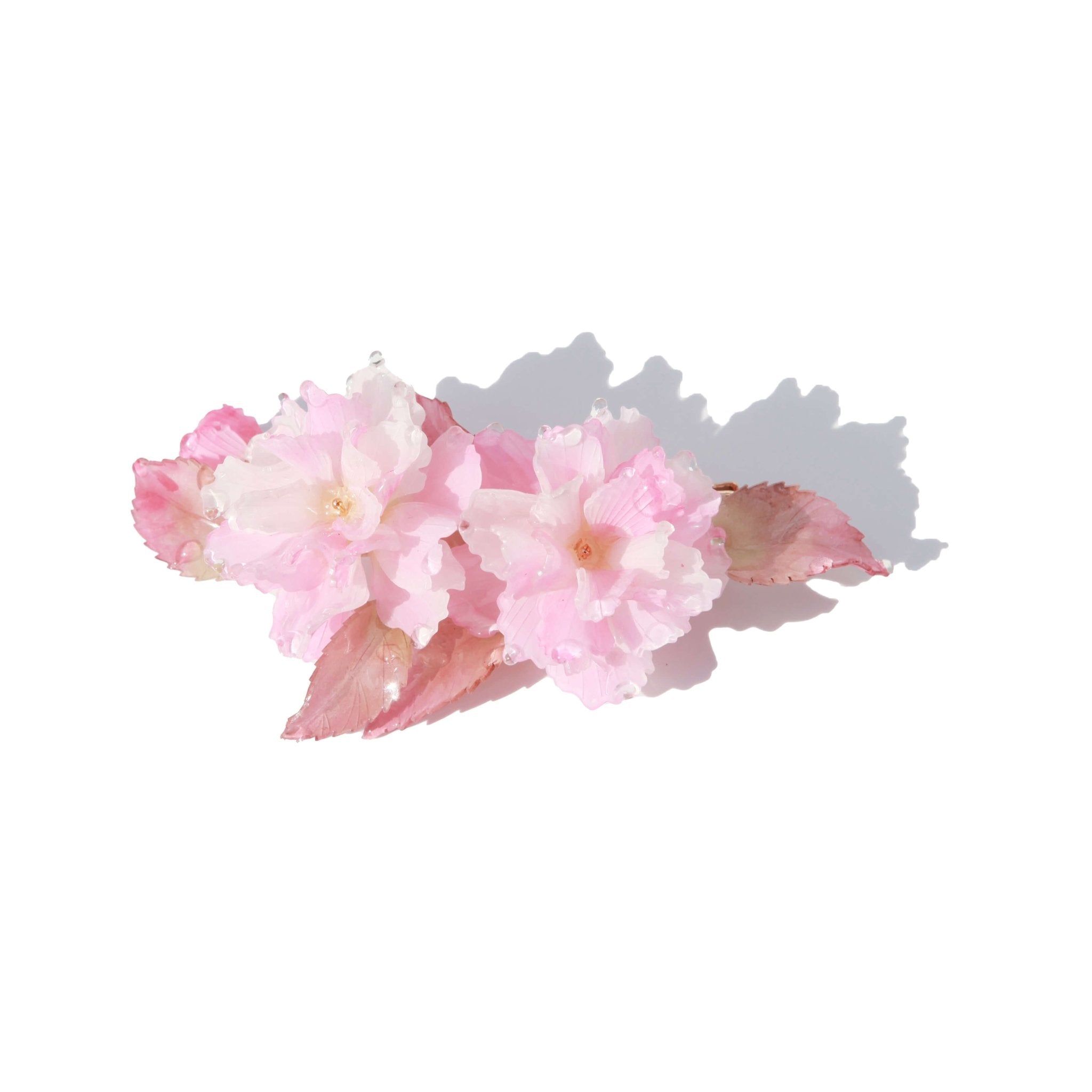Kanzan Cherry Blossom Hair ClipHair ClipsJewelryBlossomuniqueflowerearringsgiftforhermothergiftdaughtergiftbirthdaygiftanniversarygift