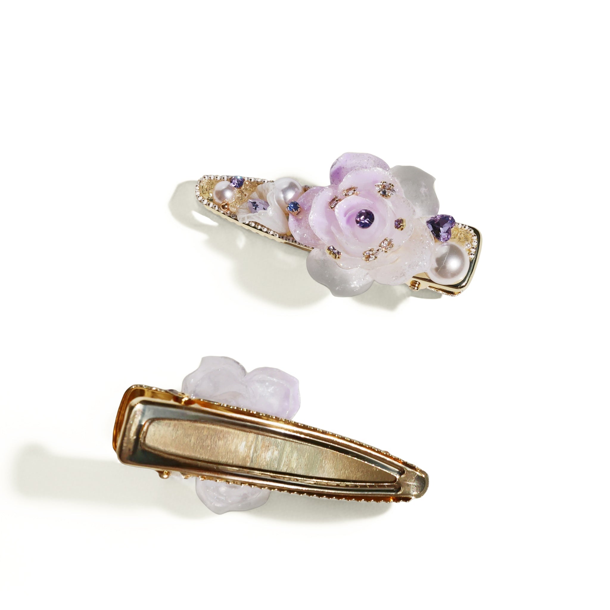 Lilac Camellia Flower Hair Clips (2-Piece Set) Hair Clips JewelryBlossom flowerjewelry weddingjewelry bridaljewelry weddinggift bridemaidgiftgiftforher mothergift daughtergift birthdaygift anniversarygi