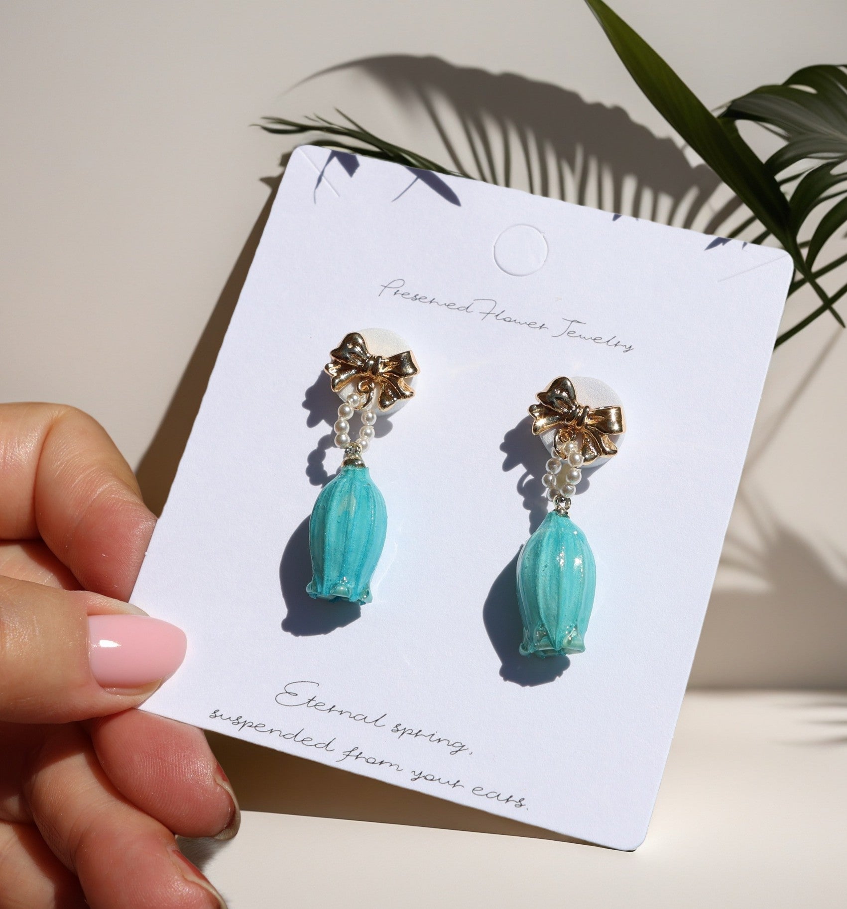 Lily of the Valley Garden Drop EarringsEarringsJewelryBlossomuniqueflowerearringsgiftforhermothergiftdaughtergiftbirthdaygiftanniversarygift