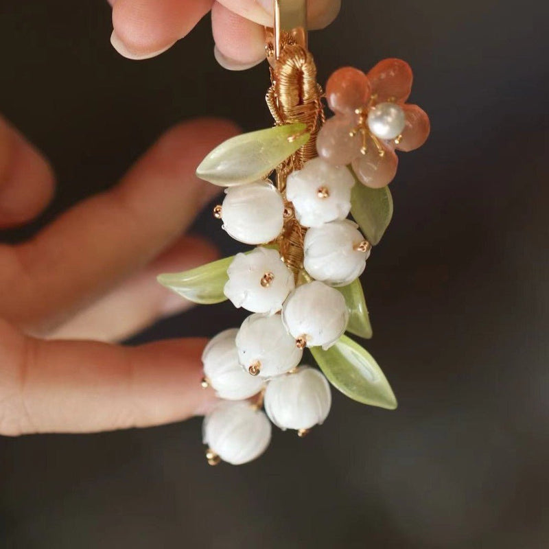 #butterflyearring# - #jewelryblossom##earrings##fairyearrings##weddingearrings##fabricearrings#