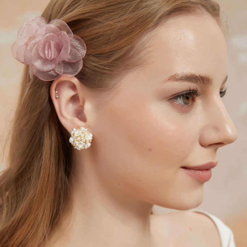 #butterflyearring# - #jewelryblossom##earrings##fairyearrings##weddingearrings##fabricearrings#