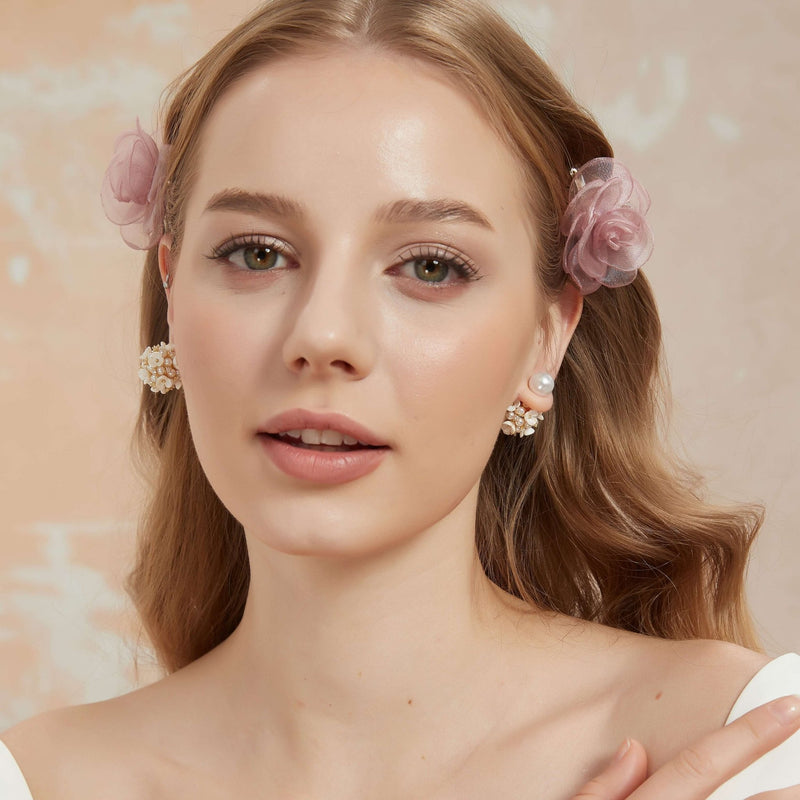 #butterflyearring# - #jewelryblossom##earrings##fairyearrings##weddingearrings##fabricearrings#