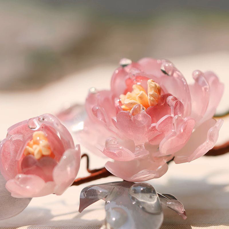 Pink Rose Garden Hair ClipHair ClipsJewelryBlossomuniqueflowerearringsgiftforhermothergiftdaughtergiftbirthdaygiftanniversarygift